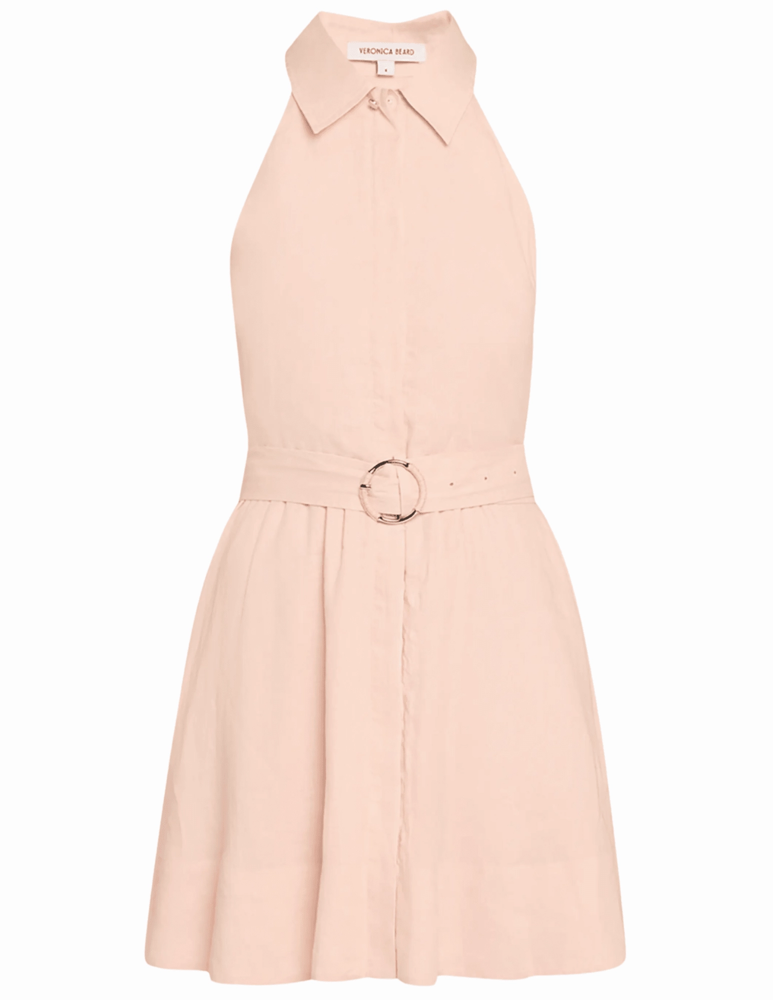 Veronica Beard Beau Linen Mini Dress AntiSnagZippers