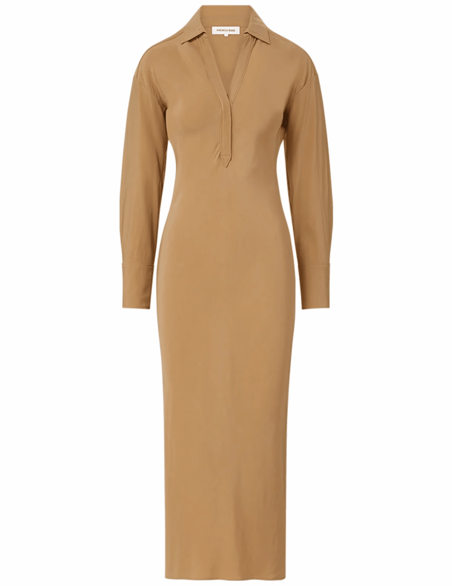 Veronica Beard Liberty Long Sleeve Midi Dress Sporty Look Fine Details
