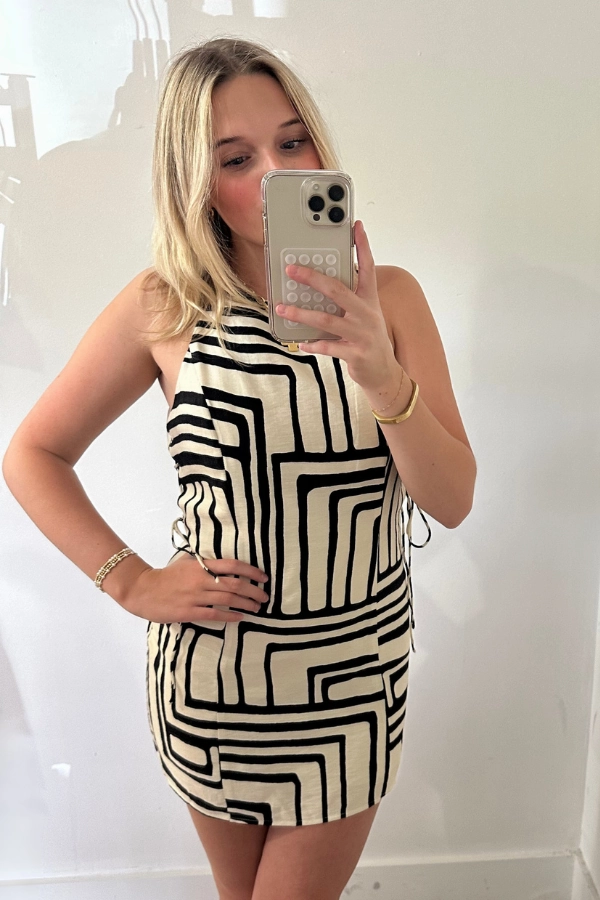 Veronica Shift Mini Dress Chic and Simple OdorControlTreatment