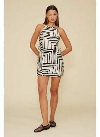 Vibrant Layer Veronica Shift Mini Dress