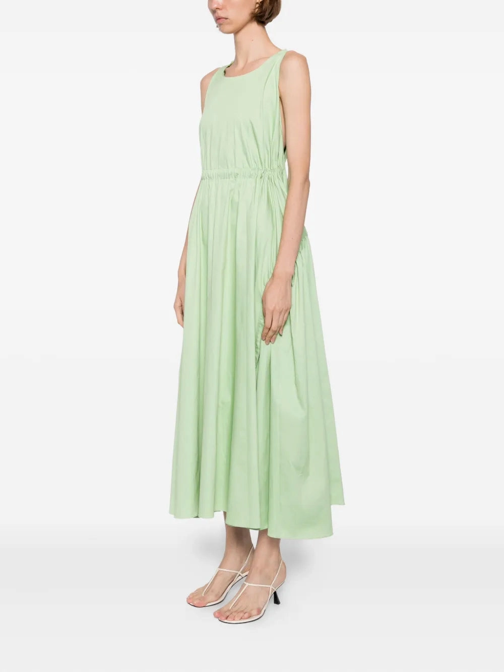 Versaille Dress in Seaglass Care-Instructions-Included Sustainable-Lining