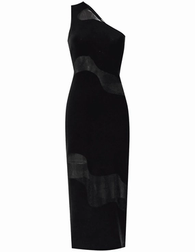 Cult Gaia Kalila Knit Midi Dress Stretchable Wear