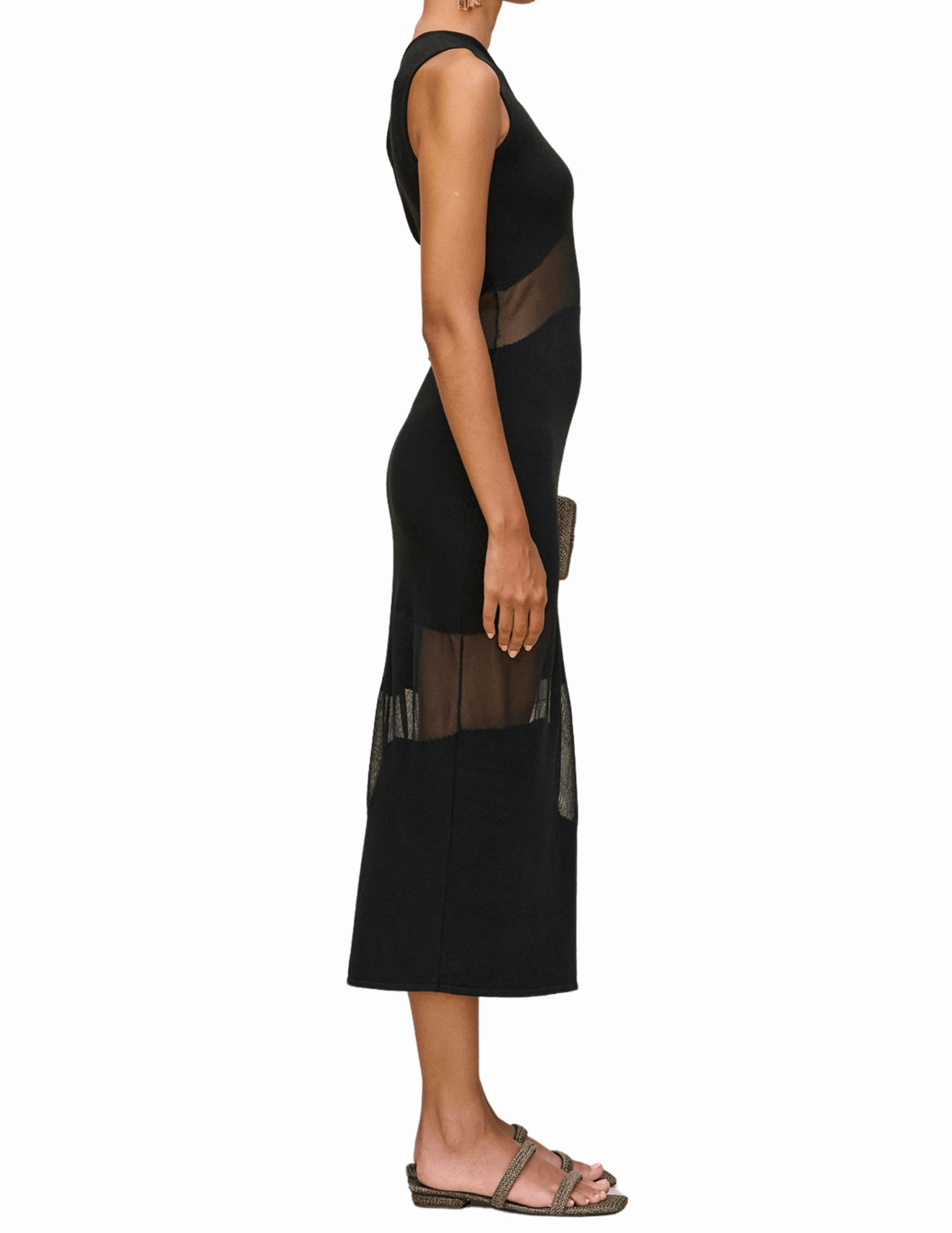 Refined fit Cult Gaia Kalila Knit Midi Dress