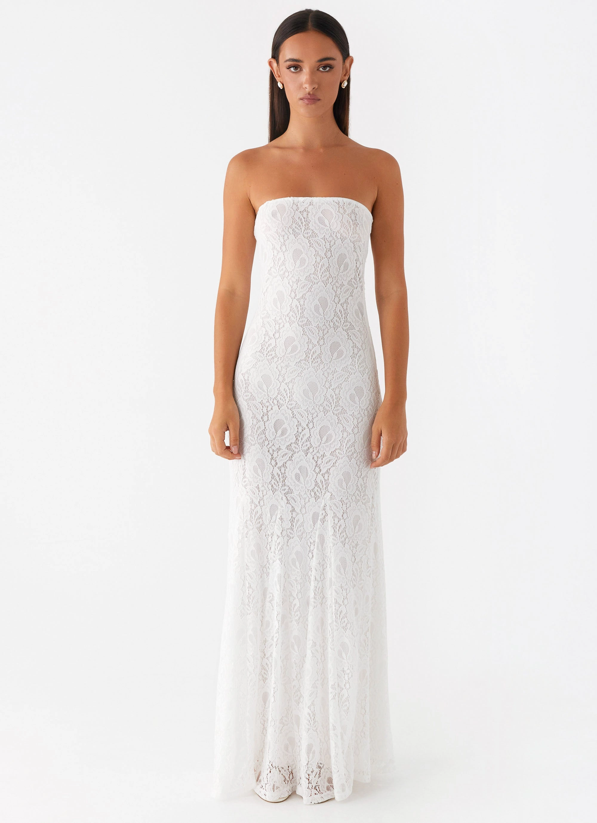Lolita Lace Maxi Dress - Ivory Smart Comfort Stylish and Simple