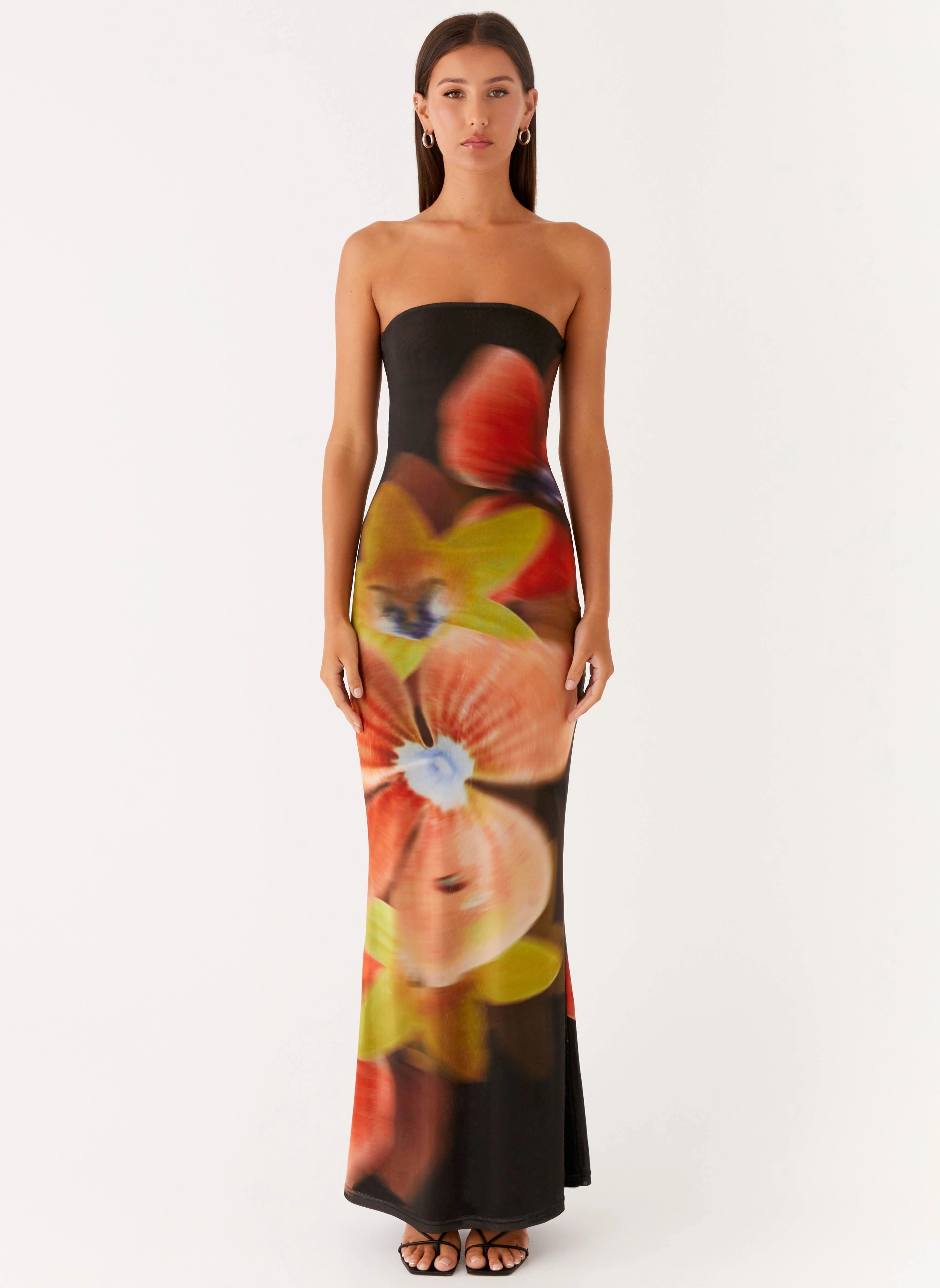 Jorja Maxi Dress - Moody Floral Pure Shape