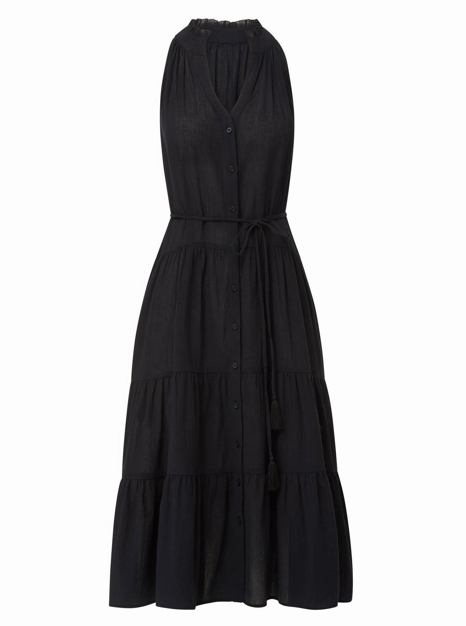Tactile Feel Light Cloud Tracy Dress Black