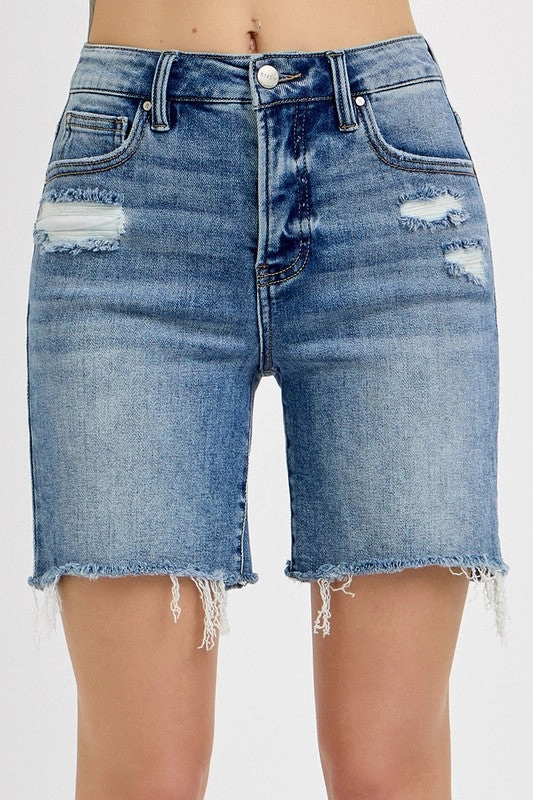 Quick Dry Fabric Jade Tummy Control High Rise Loose Fit Mid Length S-XL