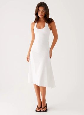 Practical work-to-play piece Klyne Midi Dress - Ivory