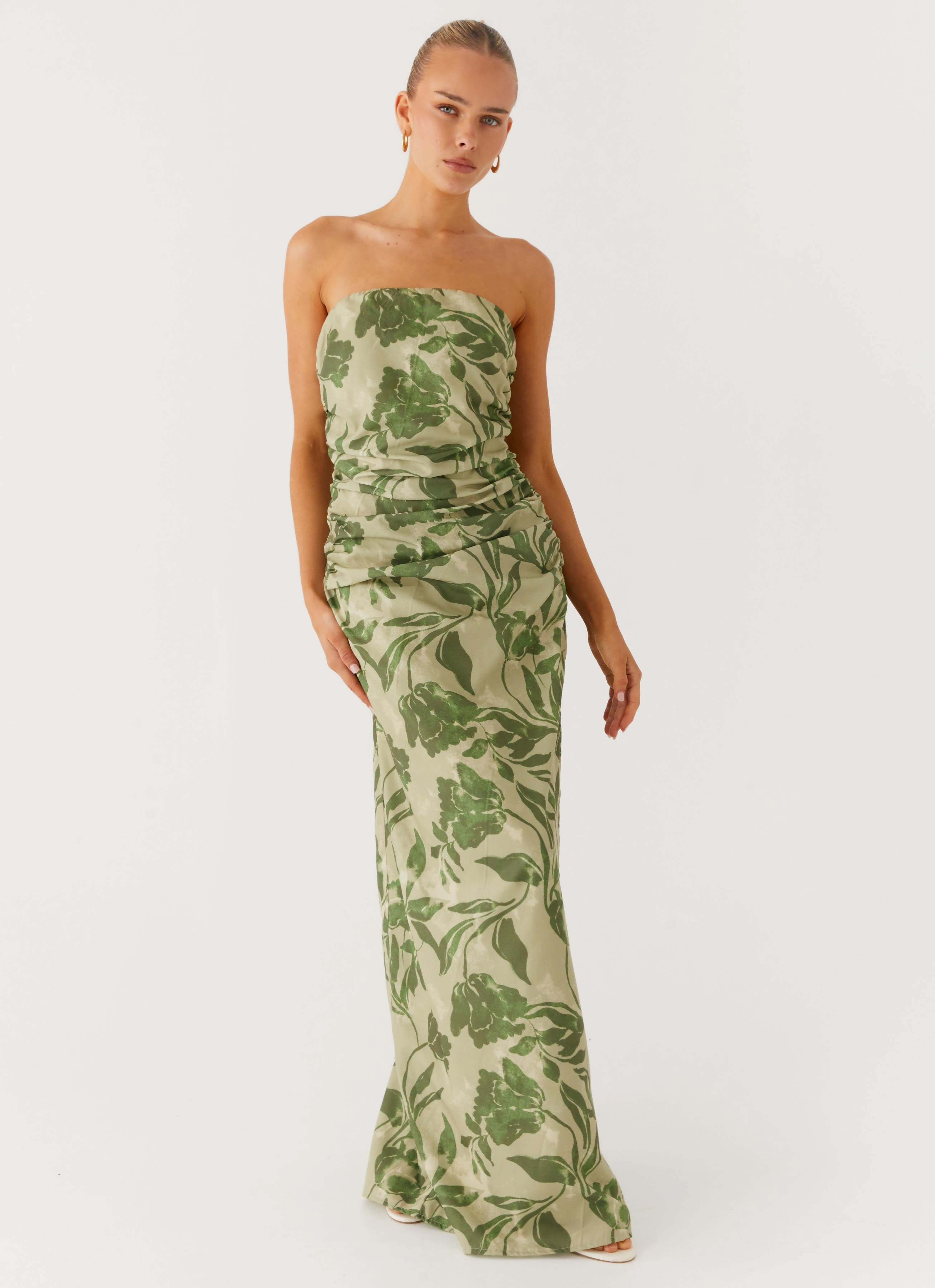 Outfit Boost spring fashion Sirrah Maxi Dress - Jade Fern