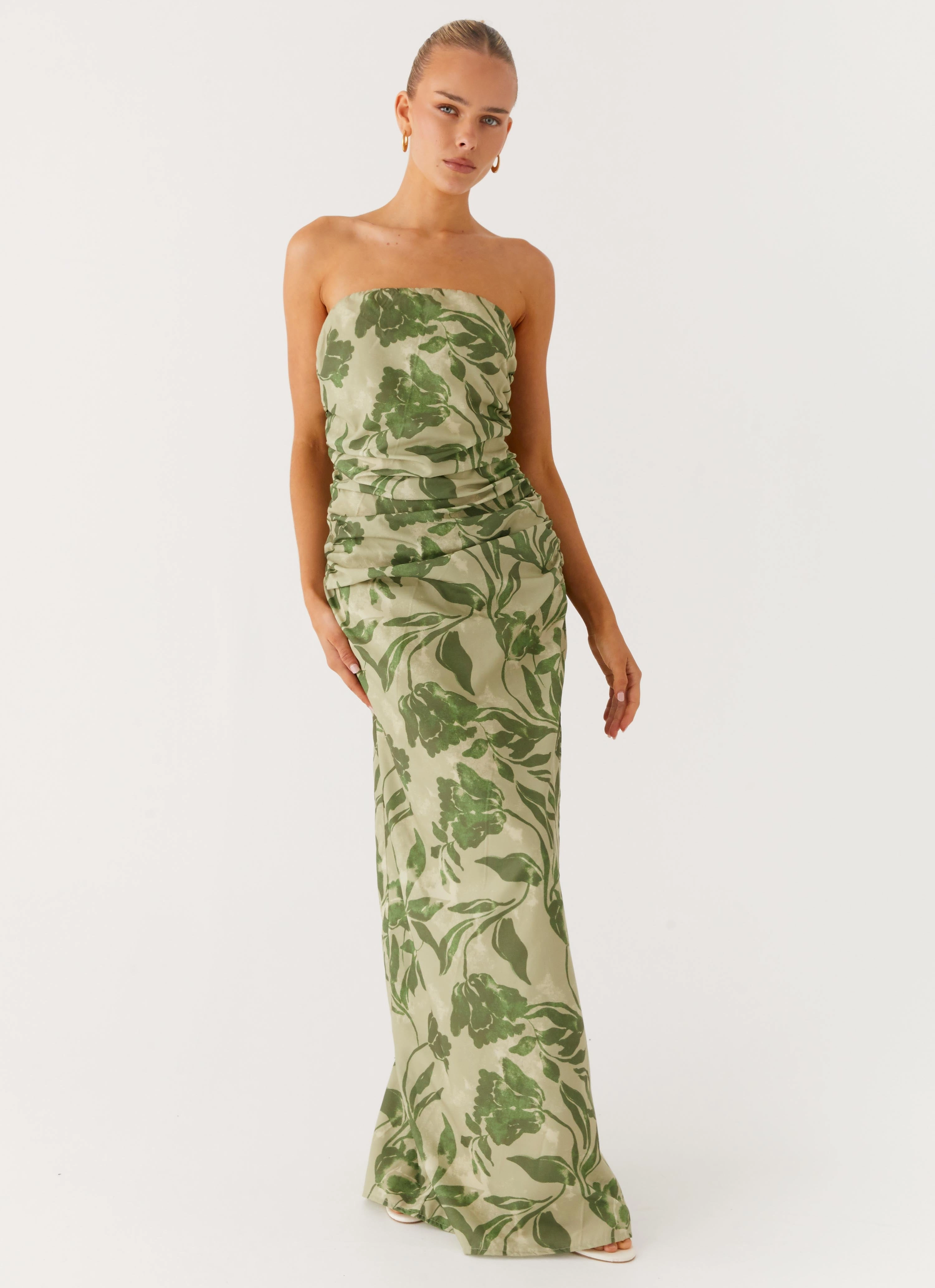 Sirrah Maxi Dress - Jade Fern Comfortable Design Wear Fashionable Fit