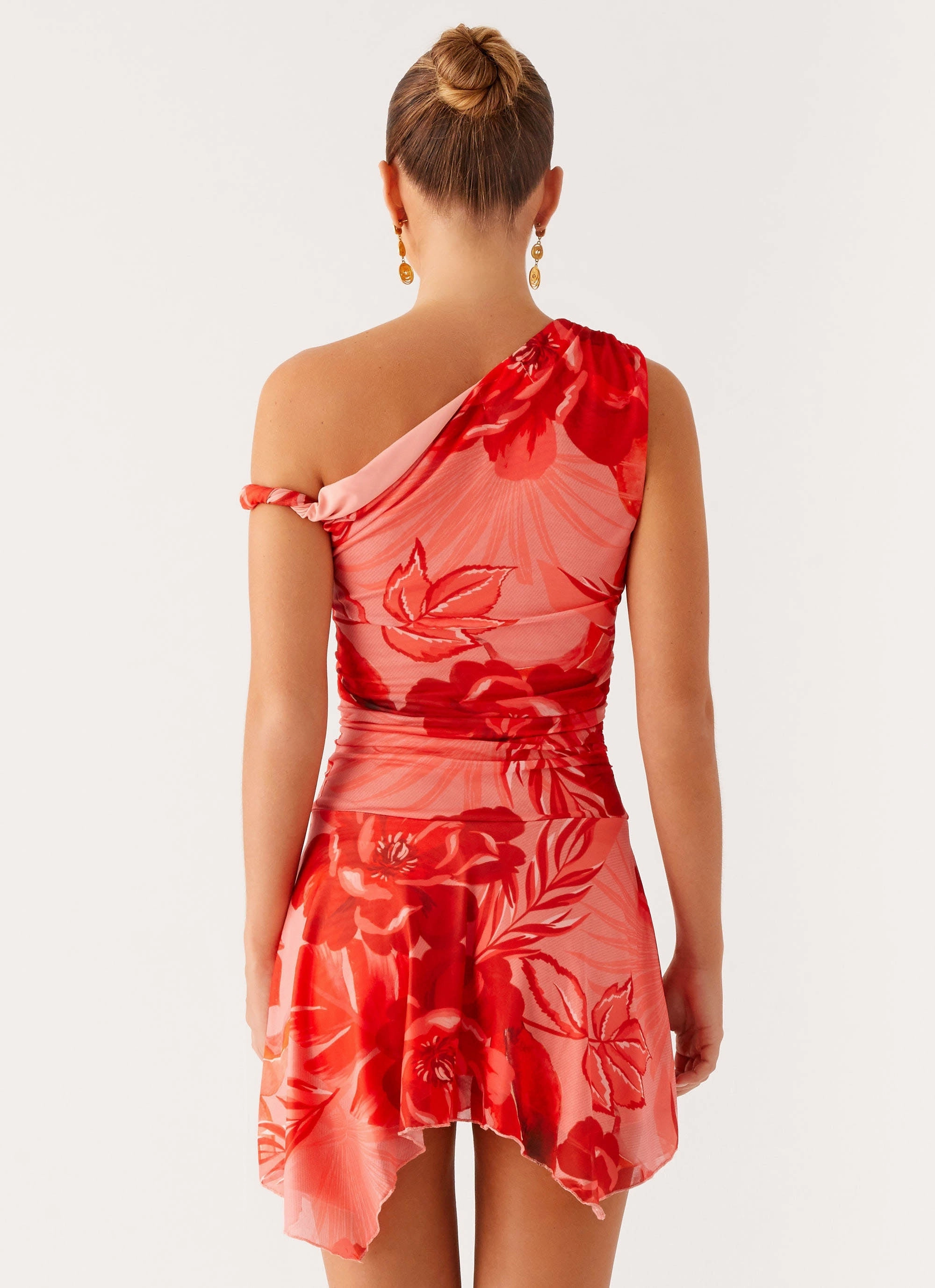 Wade Mini Dress - Sicily Sunsets Print Beauty Feel