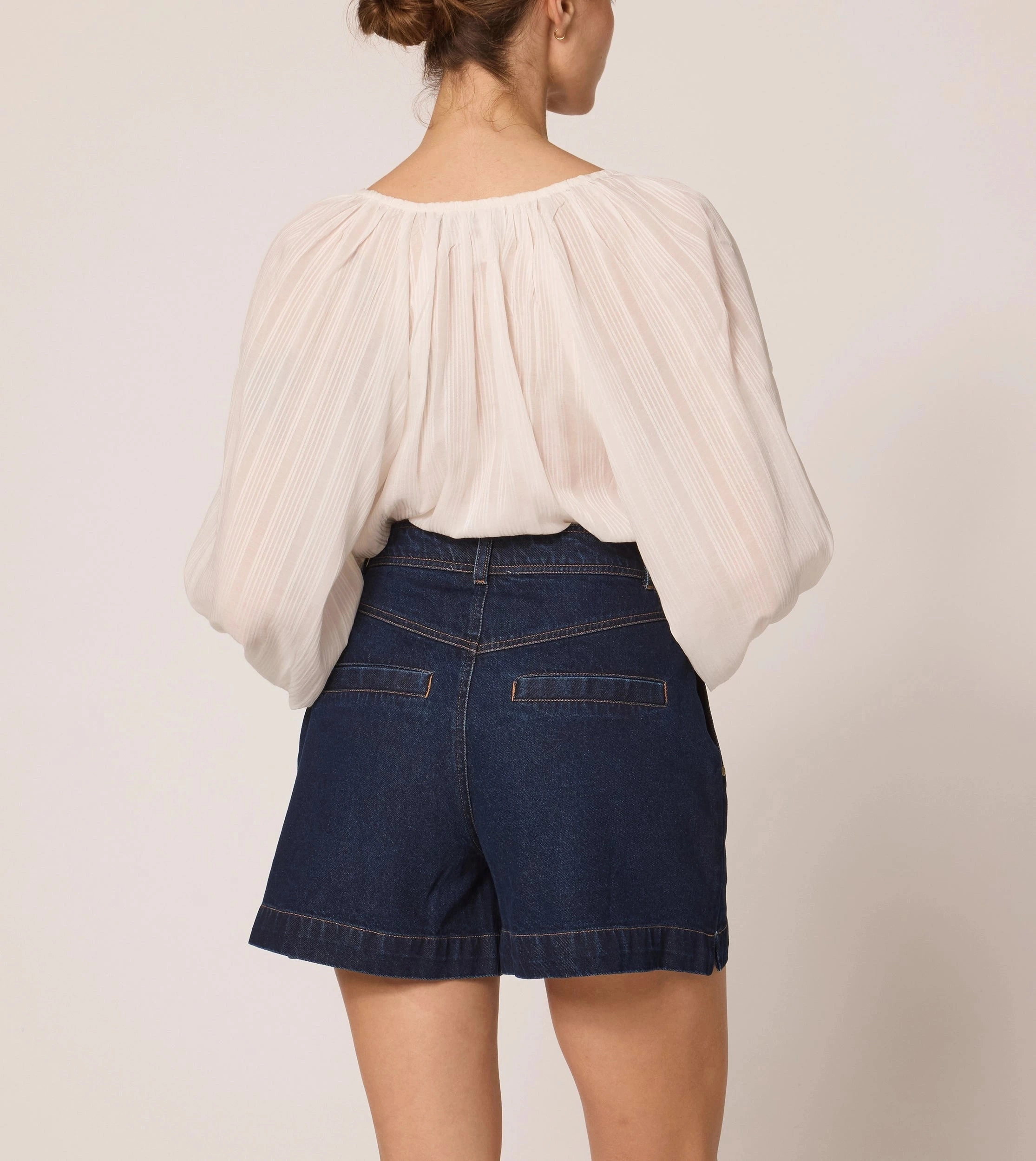 Garment Washed Wade Short | Dark Denim