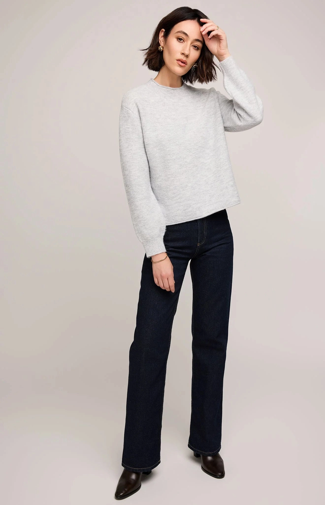 Wanda Pullover Sweater - Heather Ash Warm And Comfortable Relaxed Knit