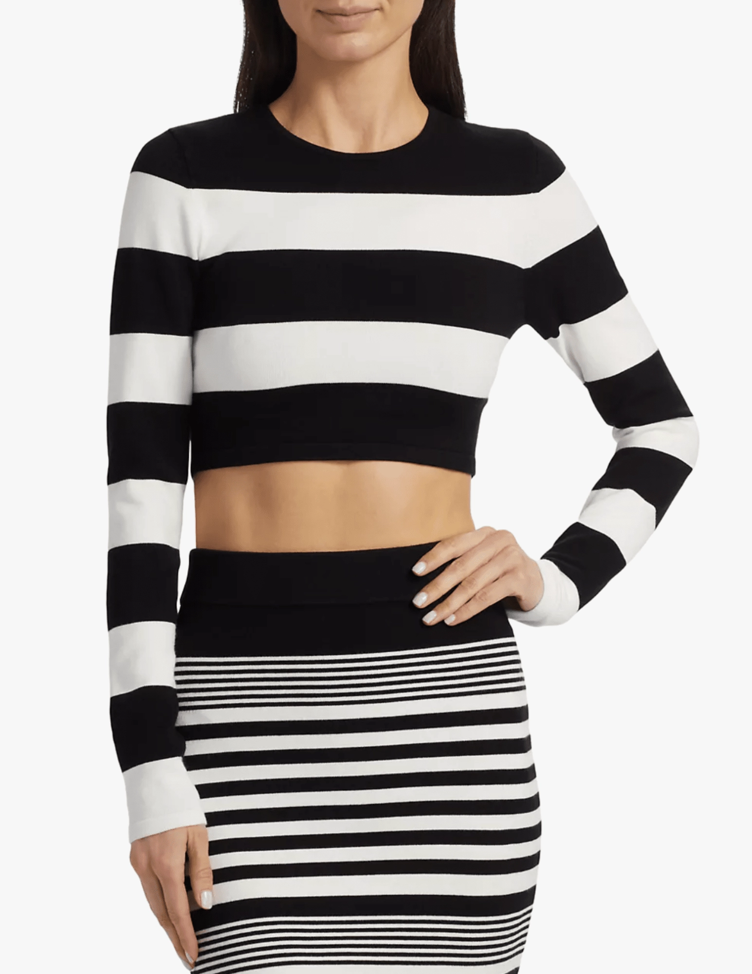 Ronny Kobo Kelani Knit Cropped Top SALE MeshVentilation Bohemian style