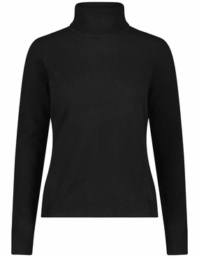 Minnie Rose Cashmere Turtleneck Slit Sleeve Pullover Essential Fashion Layered Style Wear