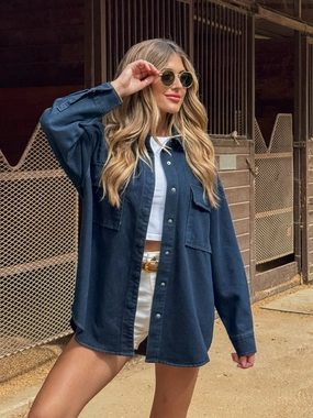 Wardrobe Essential Tucker Denim Shacket