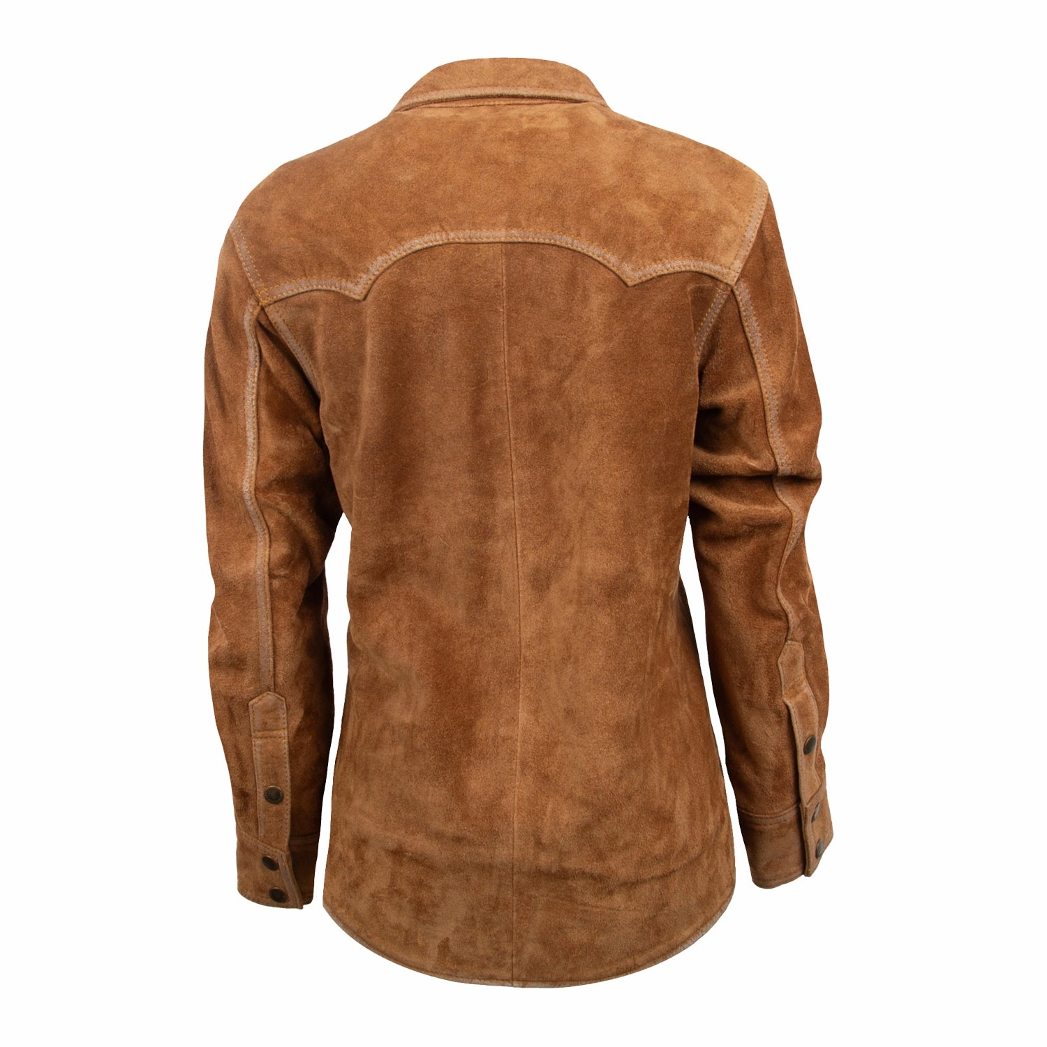 STS Ranchwear Womens Scottsdale Caramel Suede Leather Jacket Clean Outer