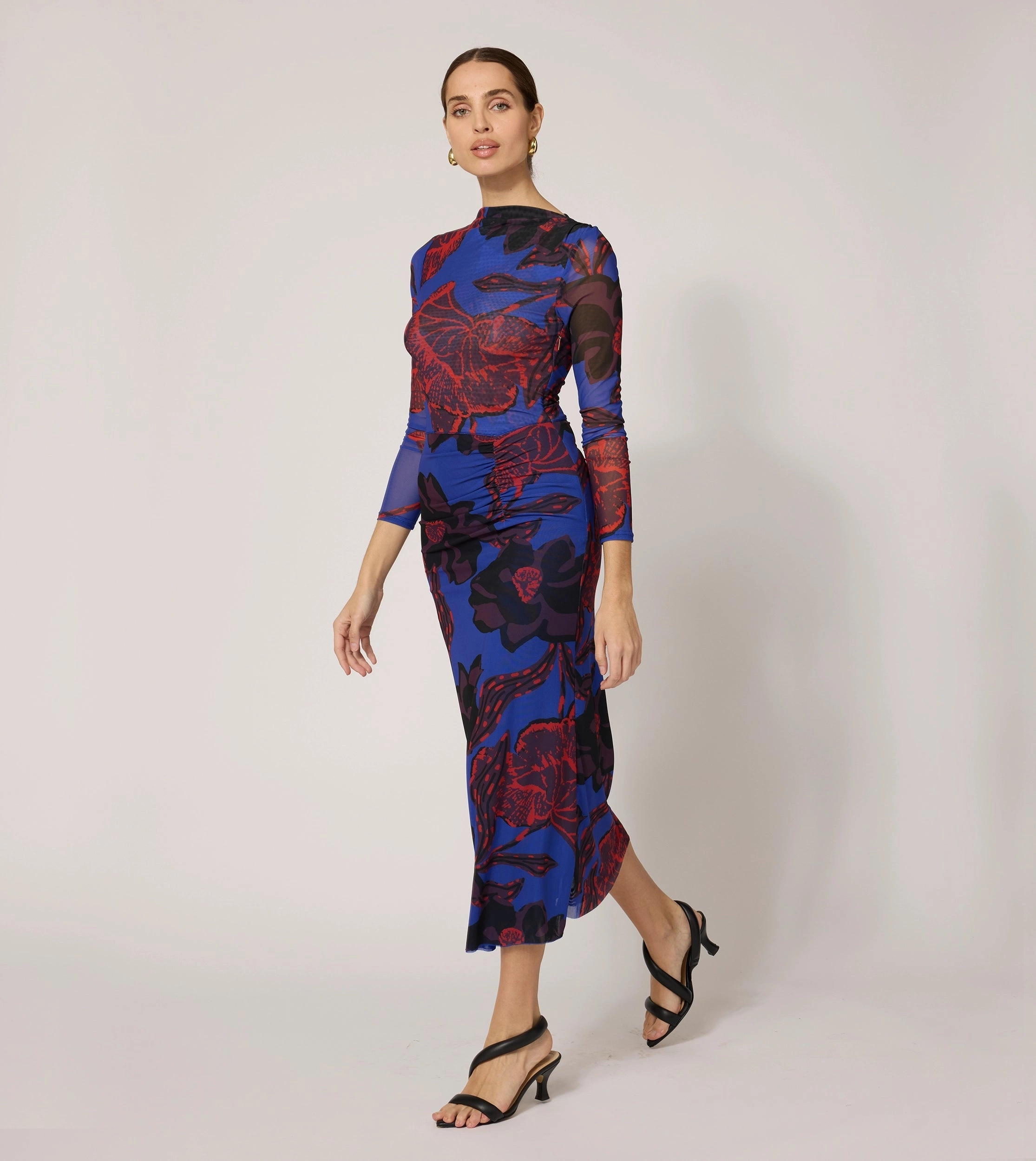 Katya Ankle Dress | La Rouge Waist-Cinching