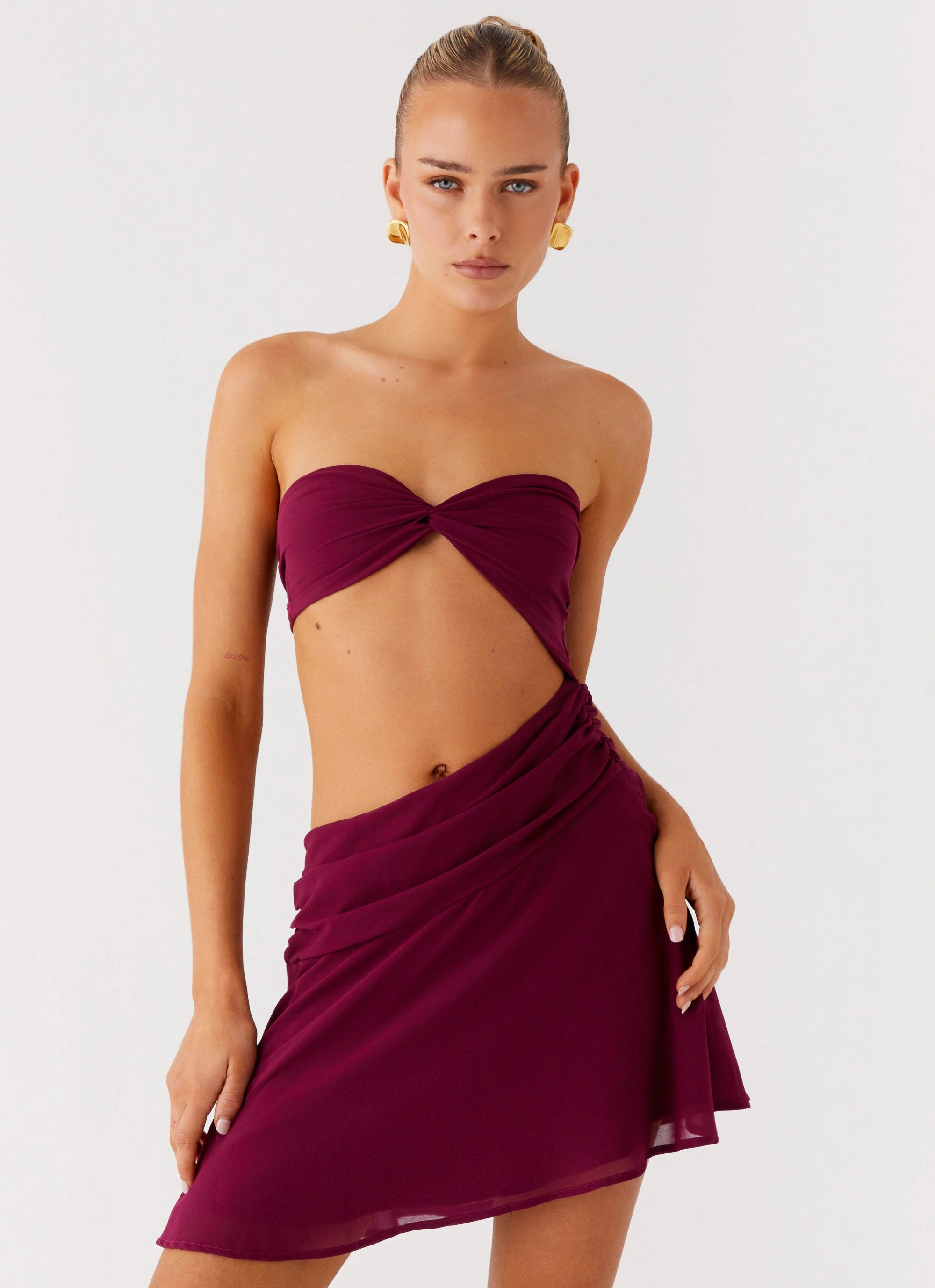 Chic Comfort Look Marbella Mini Dress - Violetta