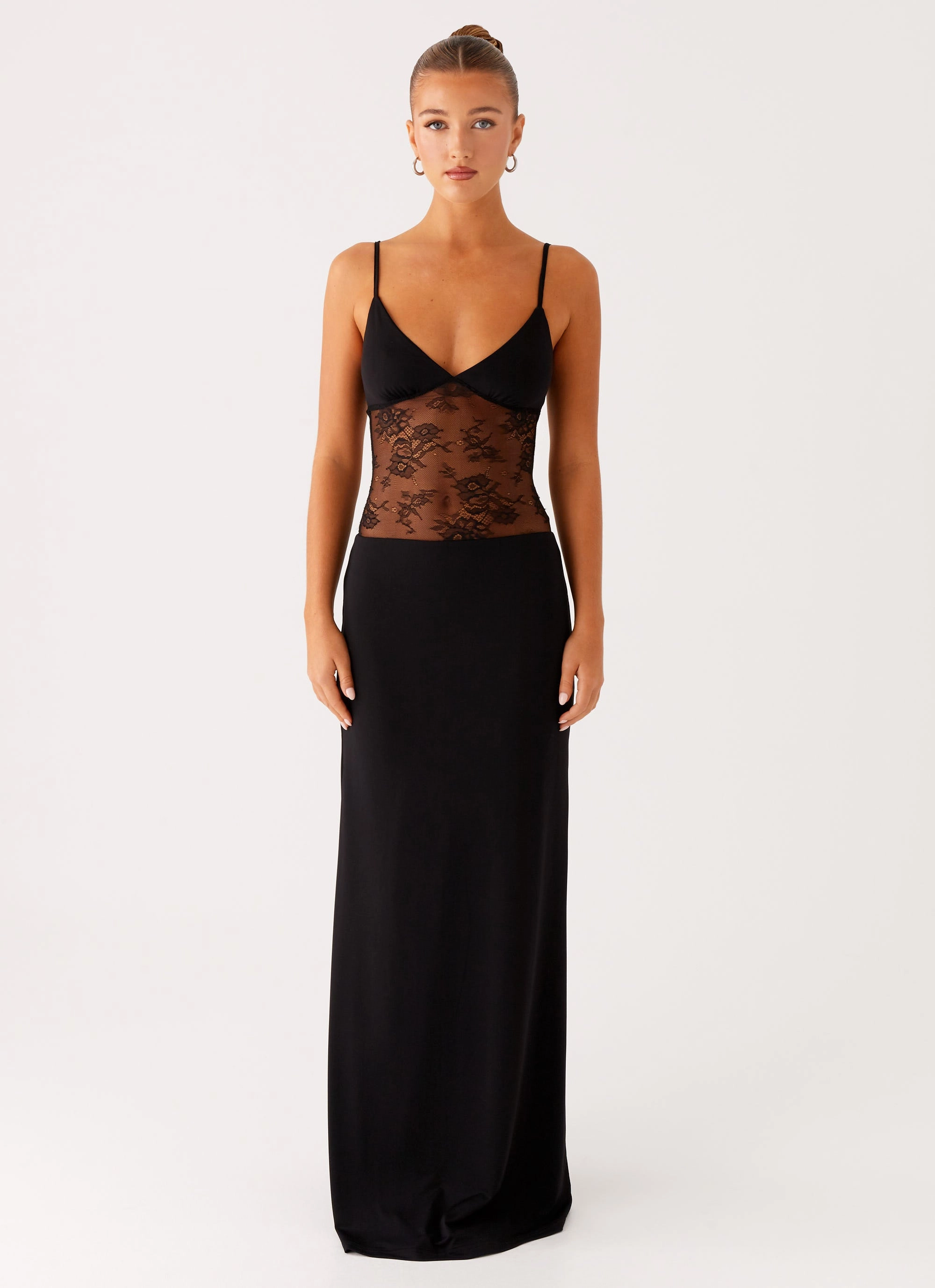 Envy Maxi Dress - Black Sleek Style