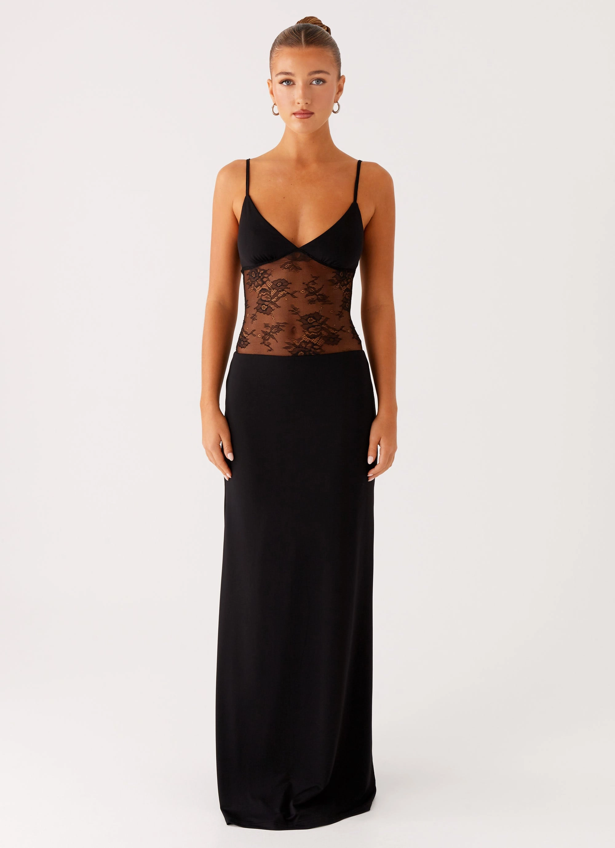Envy Maxi Dress - Black Minimalist-Style