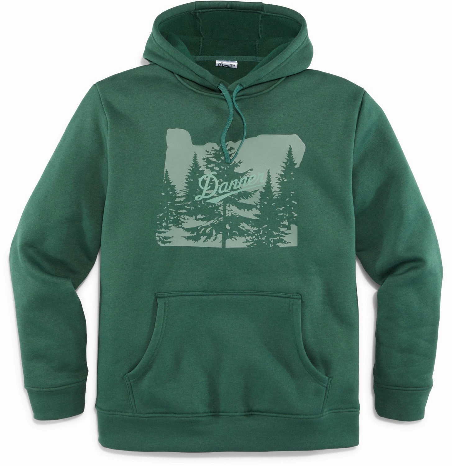 Clean Edge Piece Morning Commute Gear Danner Unisex Evergreen Hunter Green Cotton Blend Hoodie