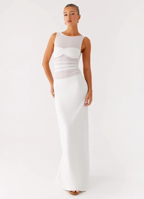 Timeless and Comfortable Wesley Maxi Dress - Ivory