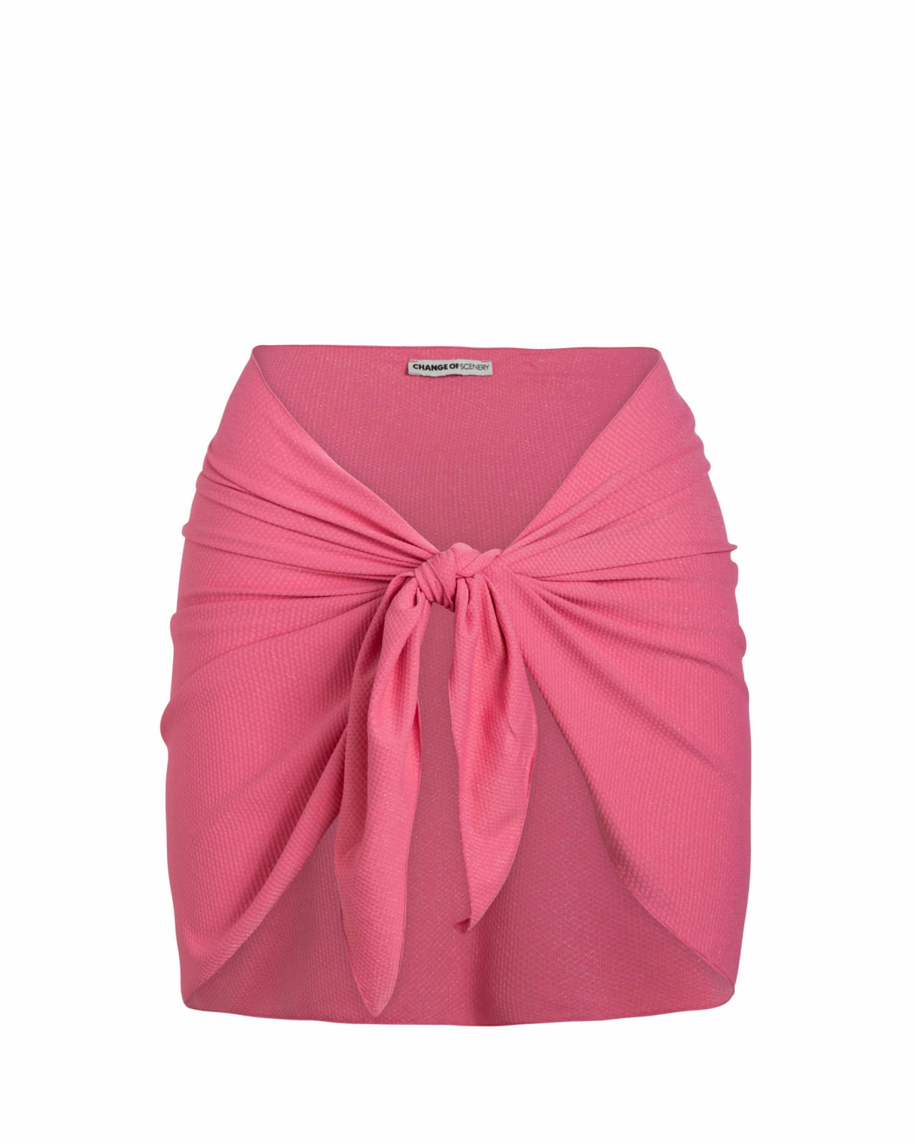 Anti Sand Barrier Chic Appeal Liv Sarong In Hibiscus Metallic