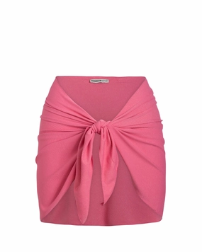 Anti Sand Barrier Chic Appeal Liv Sarong In Hibiscus Metallic