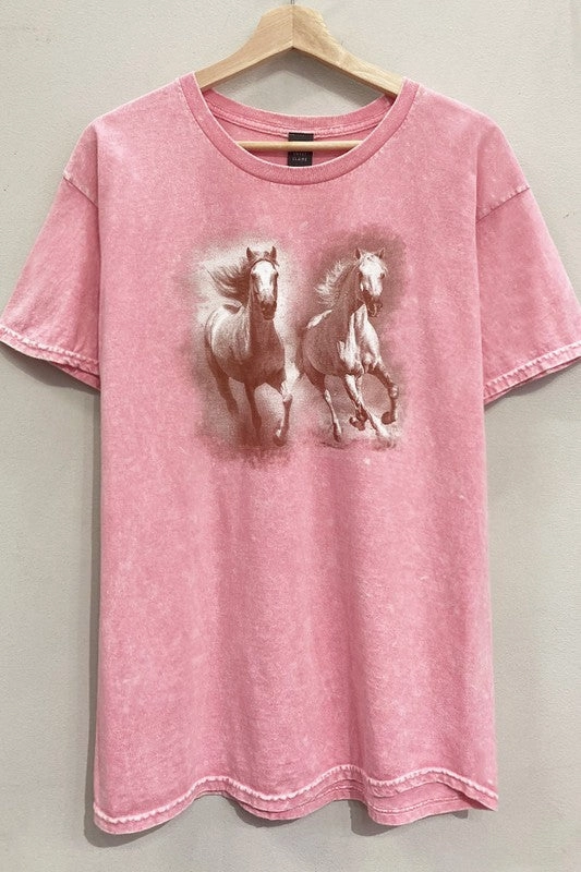 Versatile Option MoistureWicking Wild Horses Mineral Tee S-XL