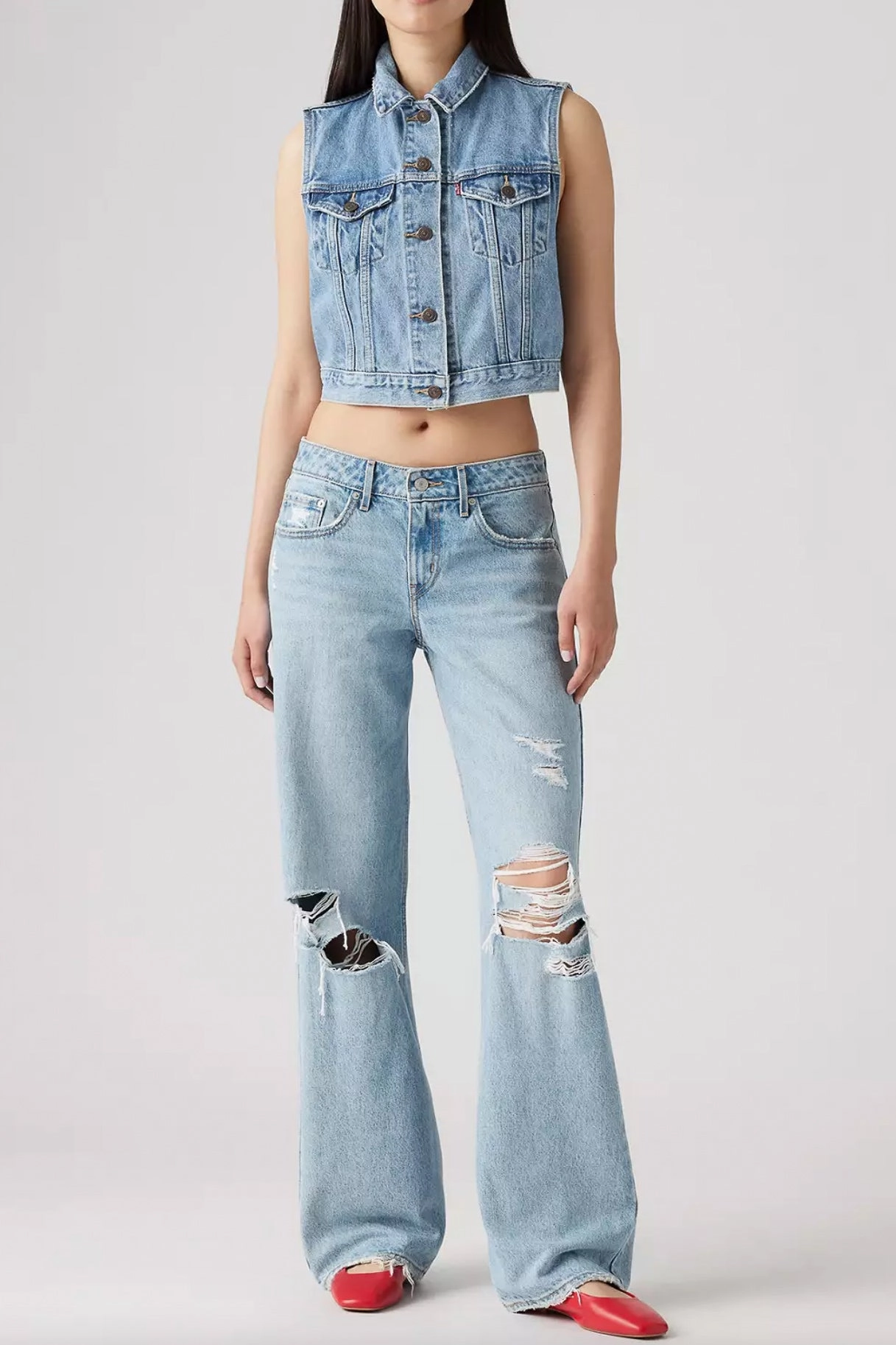 UV Protection Enhanced Levi's Low Loose Women's Jeans