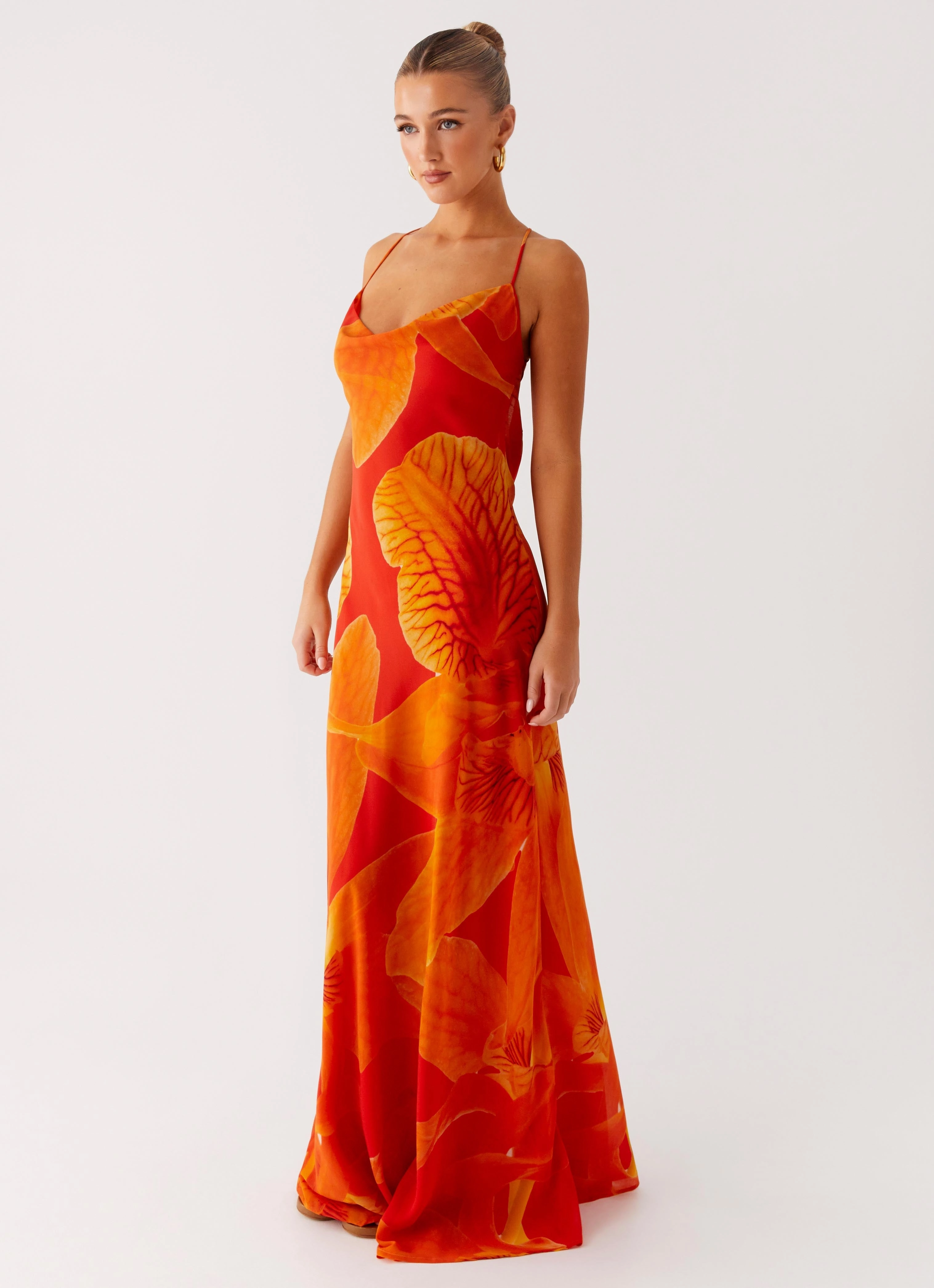 understated look Midafternoon Maxi Dress - Serene Orange