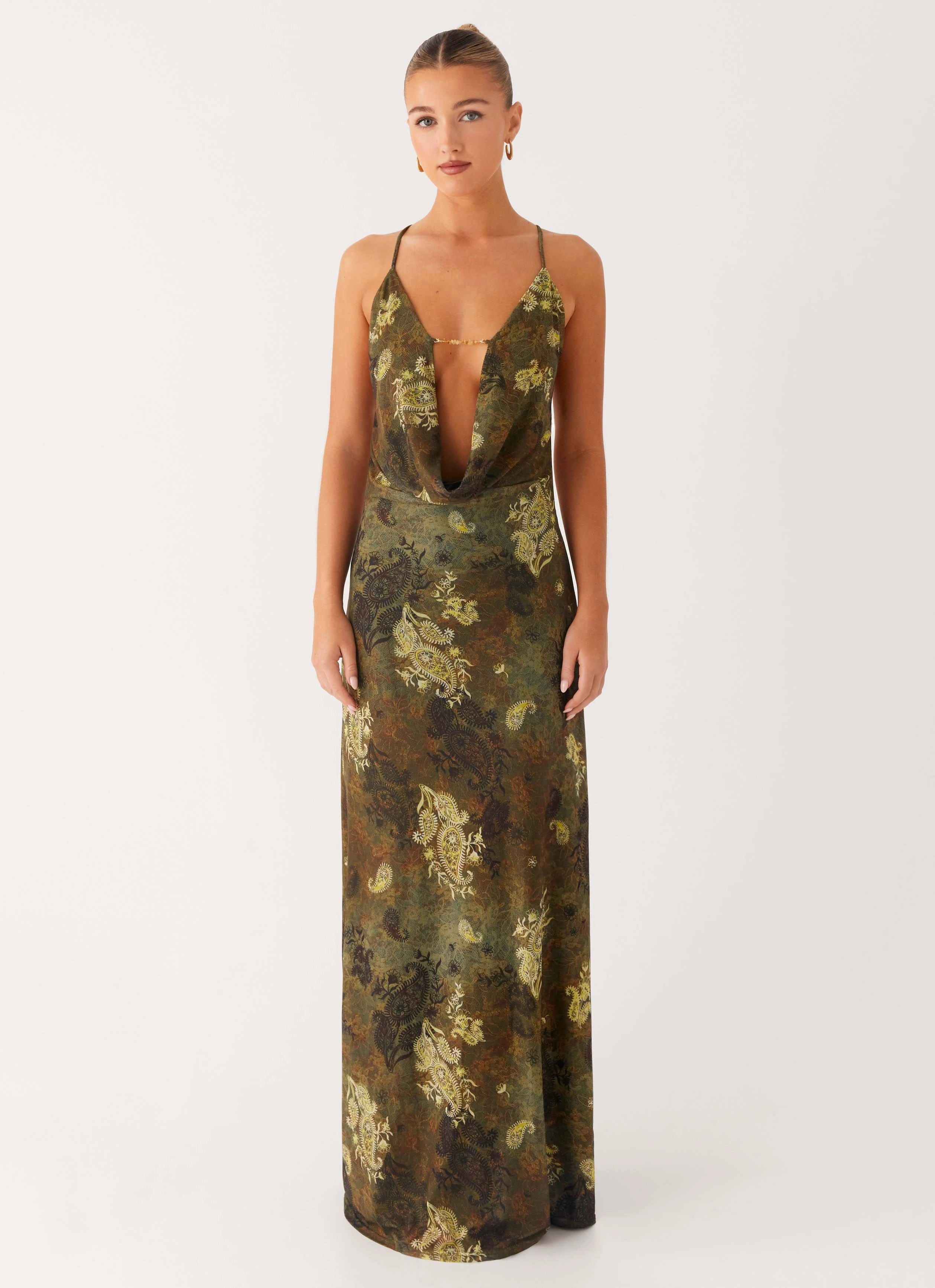 Star Fields Maxi Dress - Cyber Floral Smooth Wear