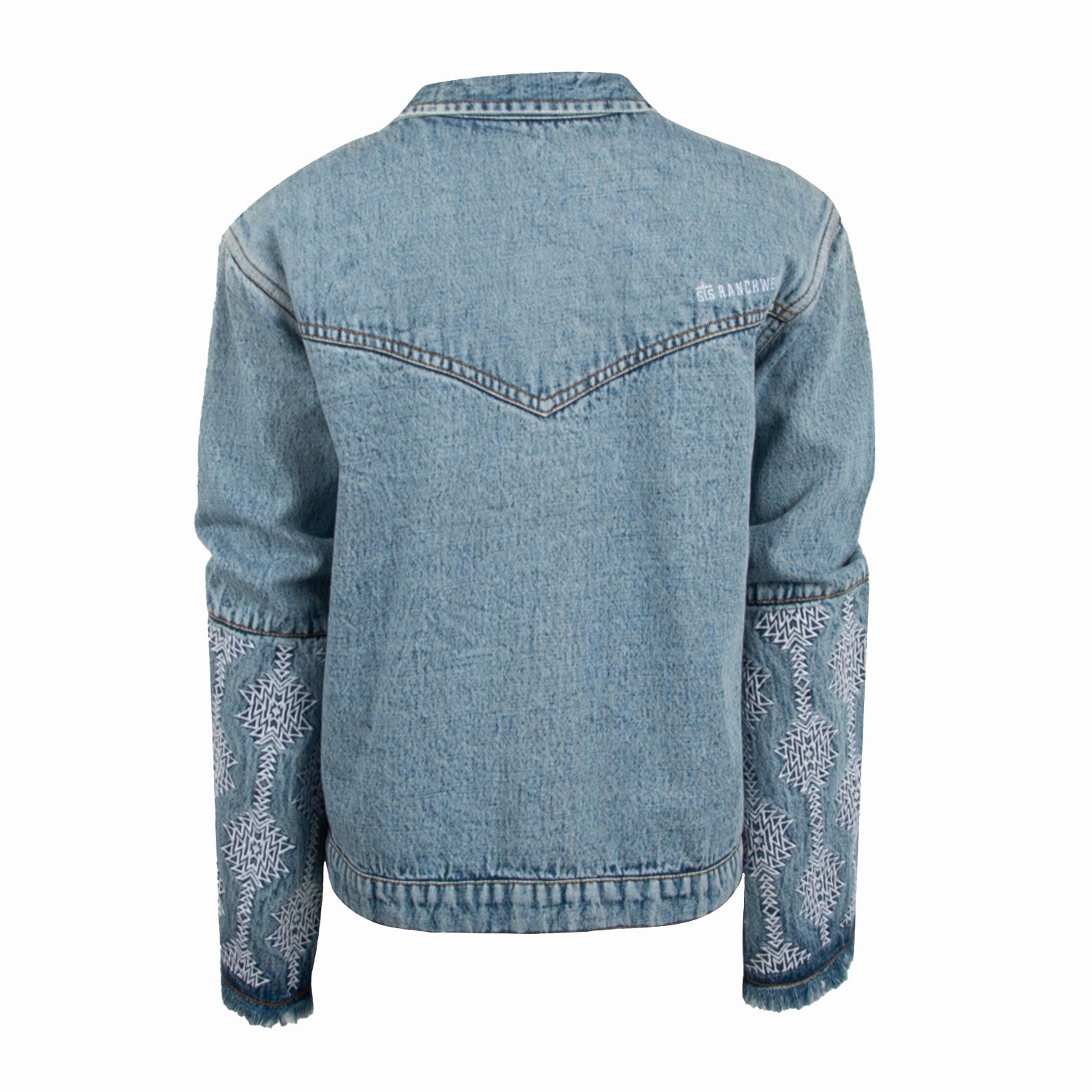 STS Ranchwear Womens Dori Denim 100% Cotton Cotton Jacket Fleece Lined Interior