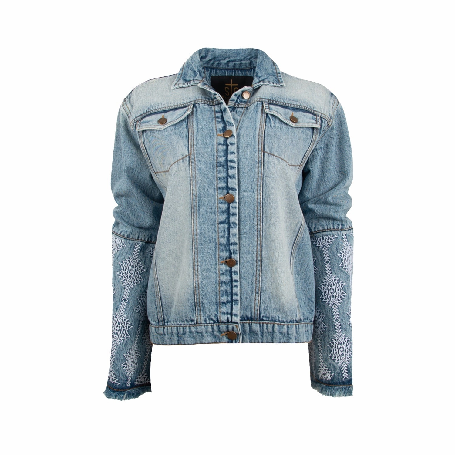 Foldable Storage STS Ranchwear Womens Dori Denim 100% Cotton Cotton Jacket