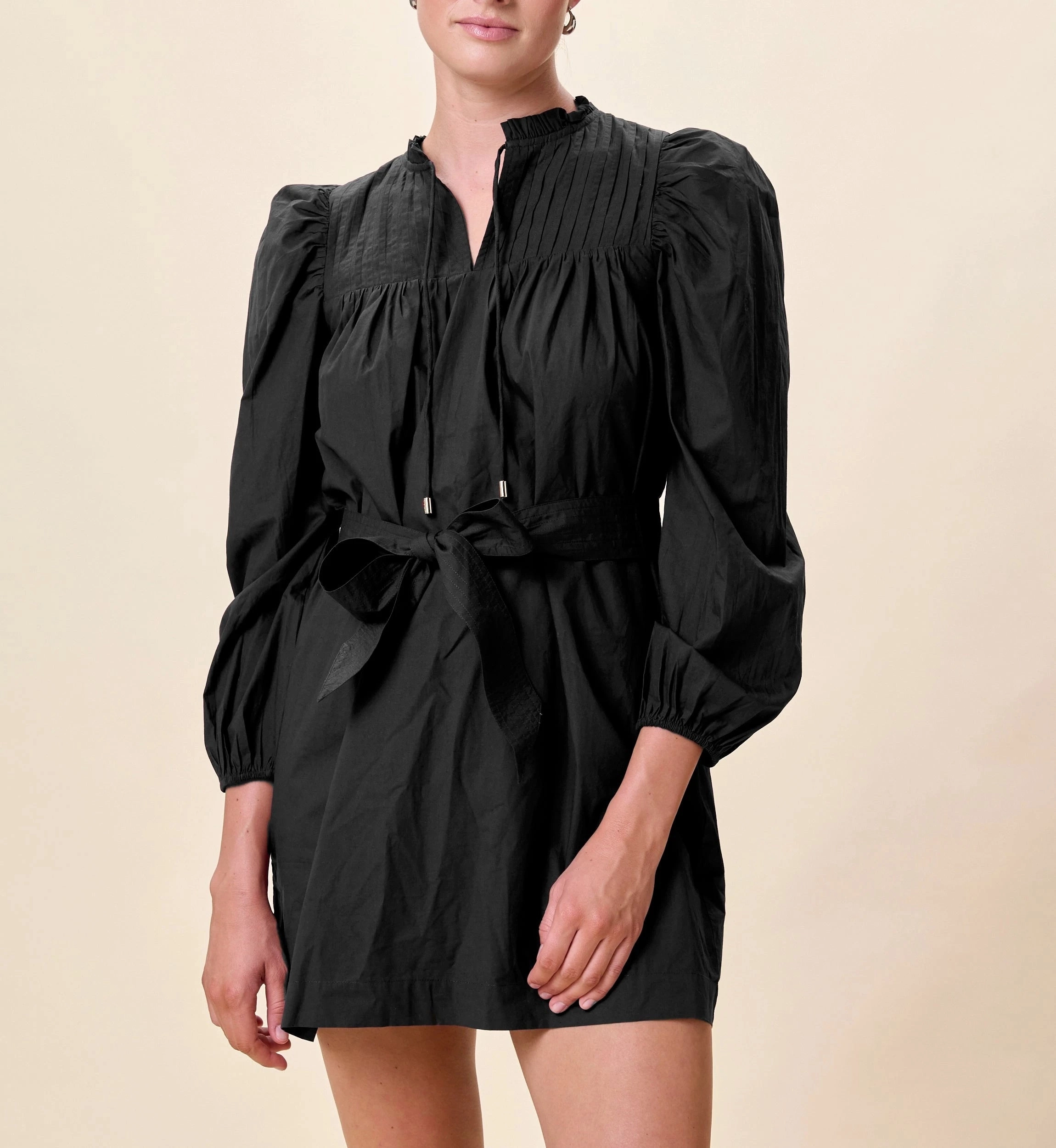 AntiFade Treatment Ivana Mini Dress | Black