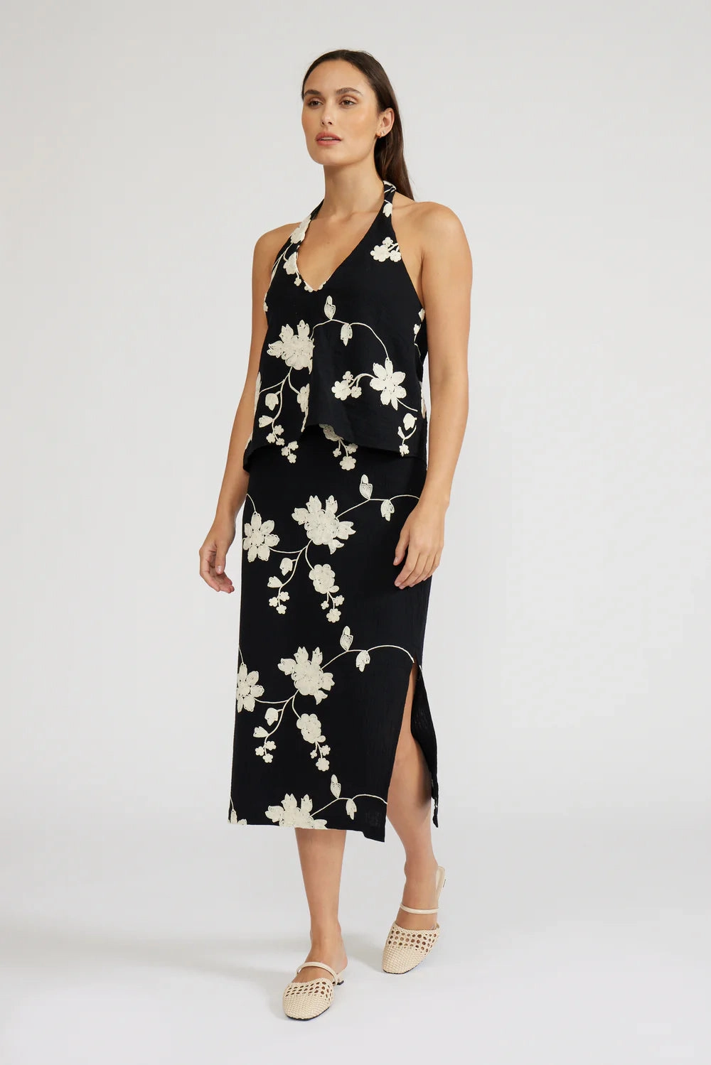 hypoallergenic material Rini Midi Skirt