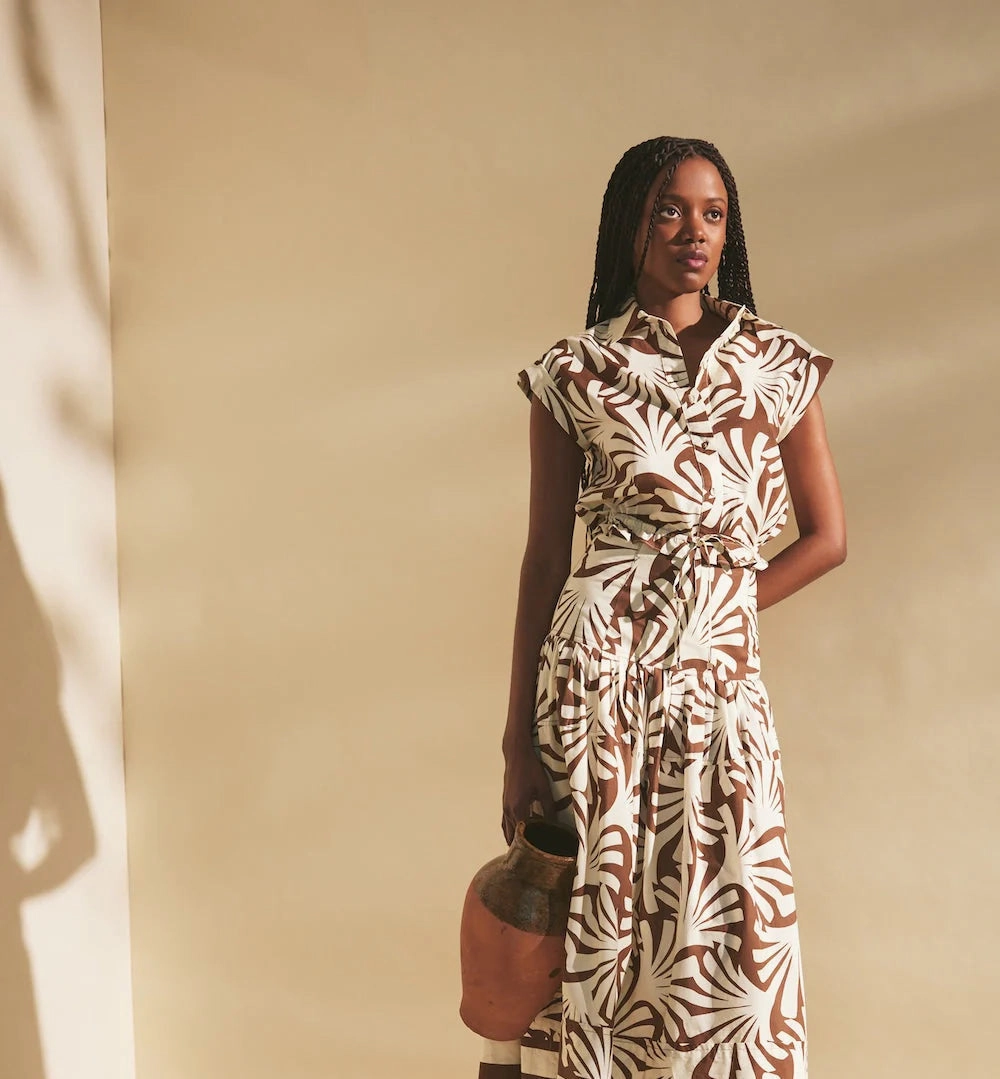 Octavia Top in Catalina Khaki FourWayStretch MultiFunctionalPockets