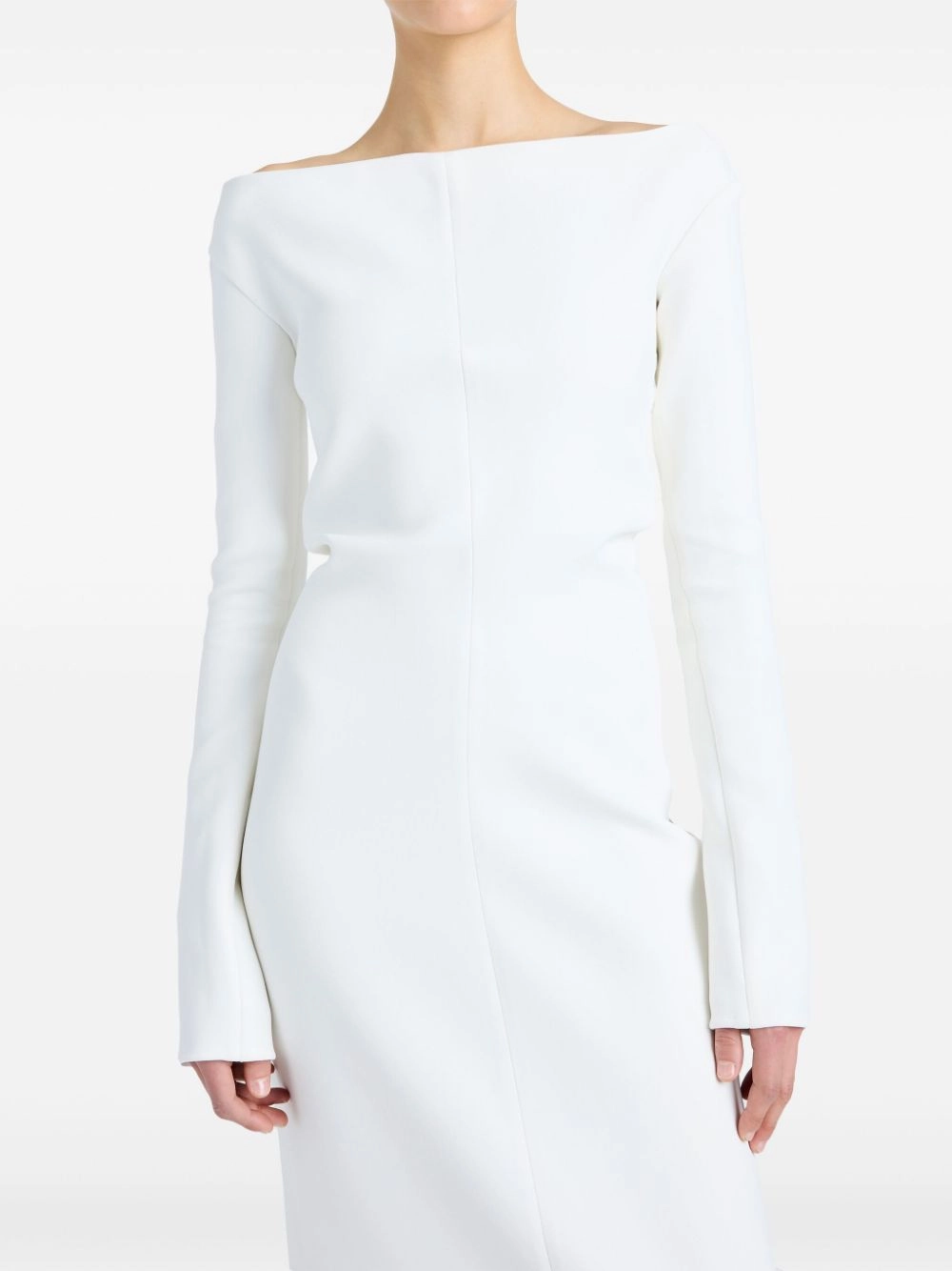Yara Dress in Off White SleevelessOption