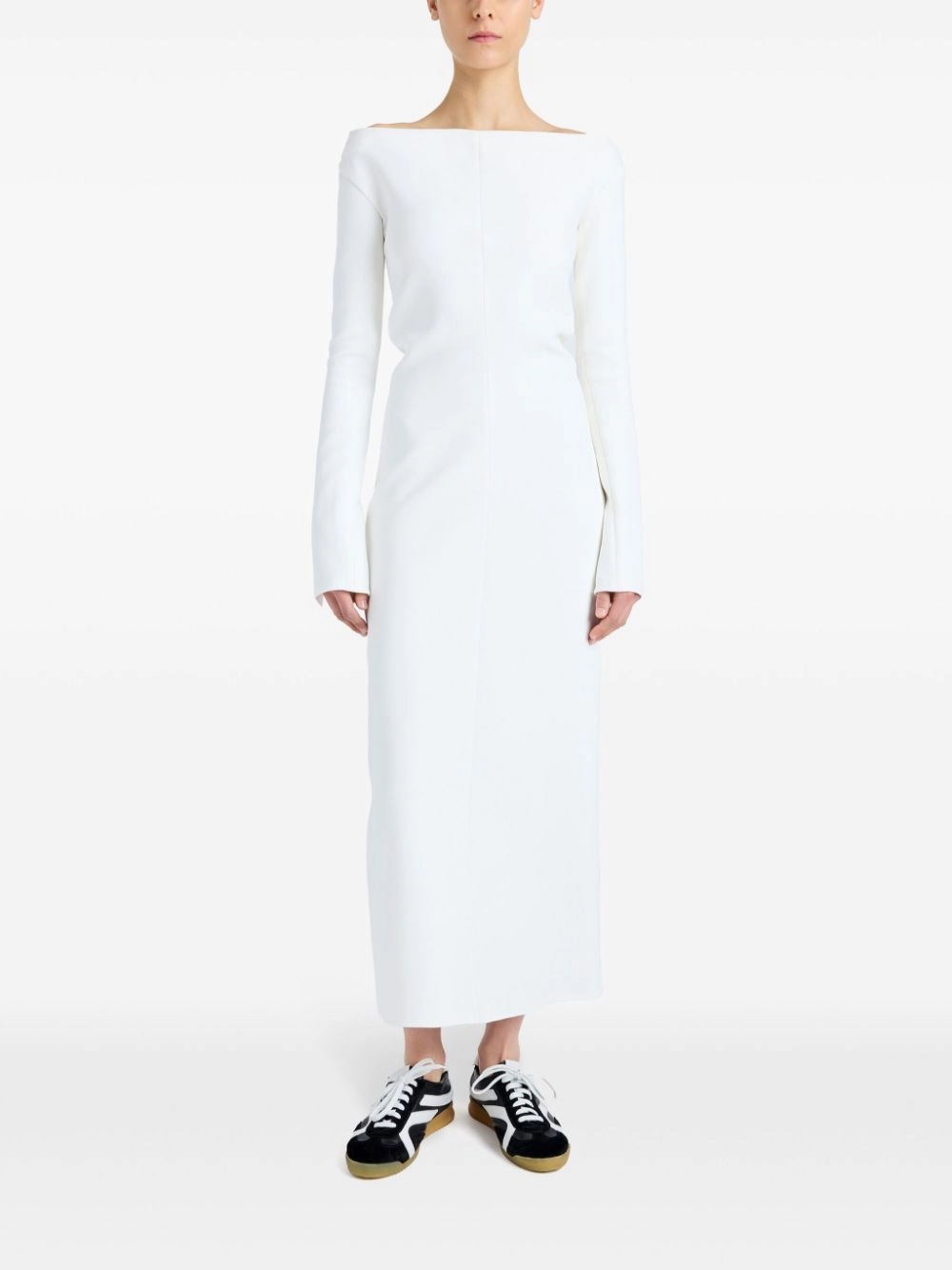 Yara Dress in Off White Mood Focused