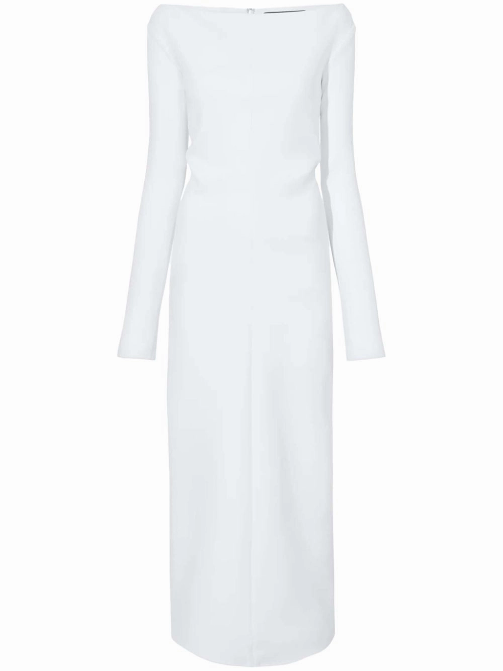 Yara Dress in Off White Stretch Comfort VentedBack