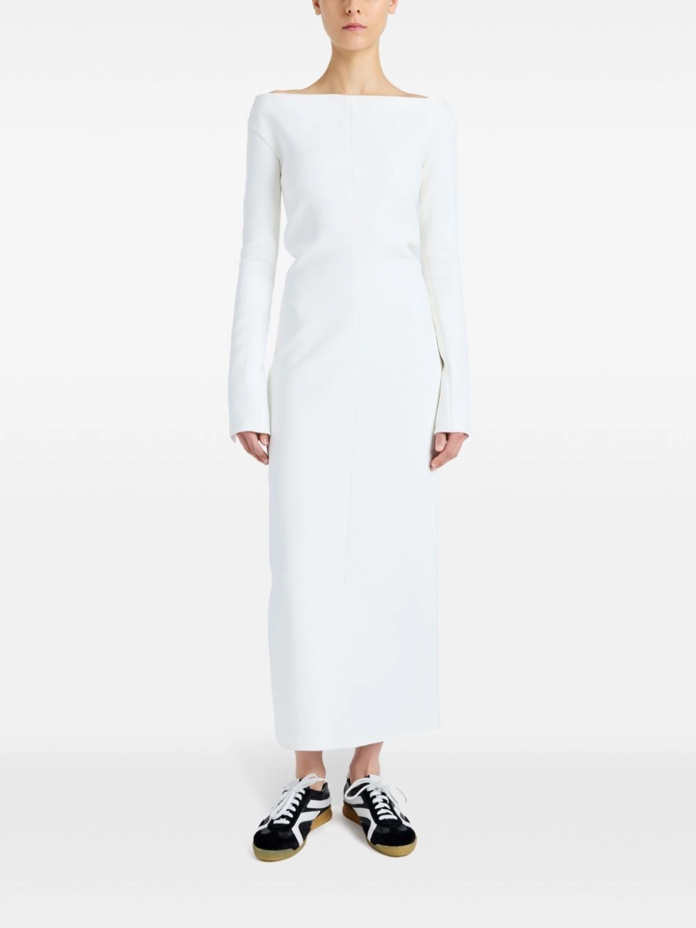 Soft Inner Lining Yara Dress in Off White