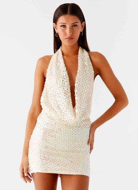 Work-to-Play Wear You Make Me Feel Mini Dress - Ivory