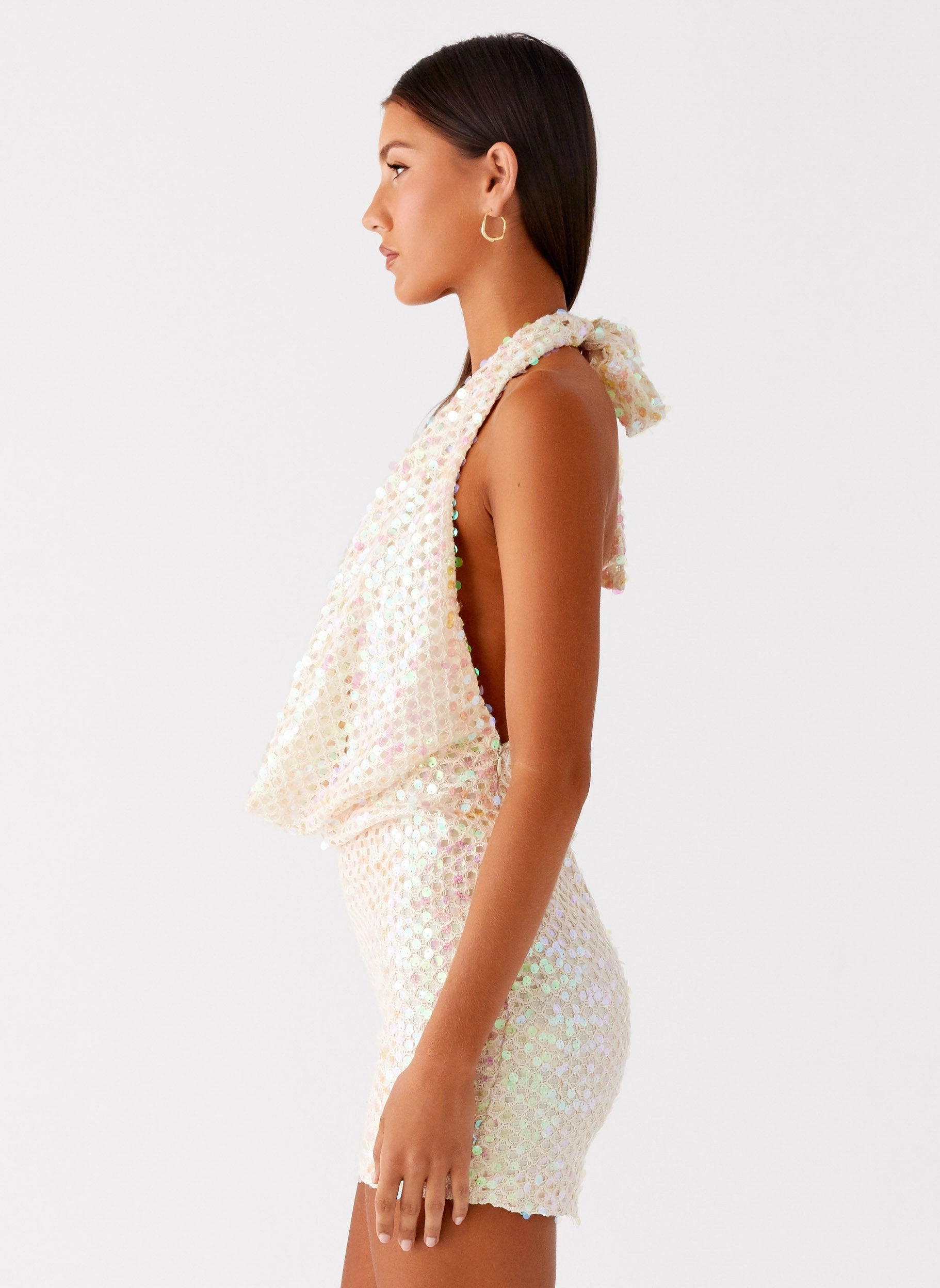 You Make Me Feel Mini Dress - Ivory Relax Fit