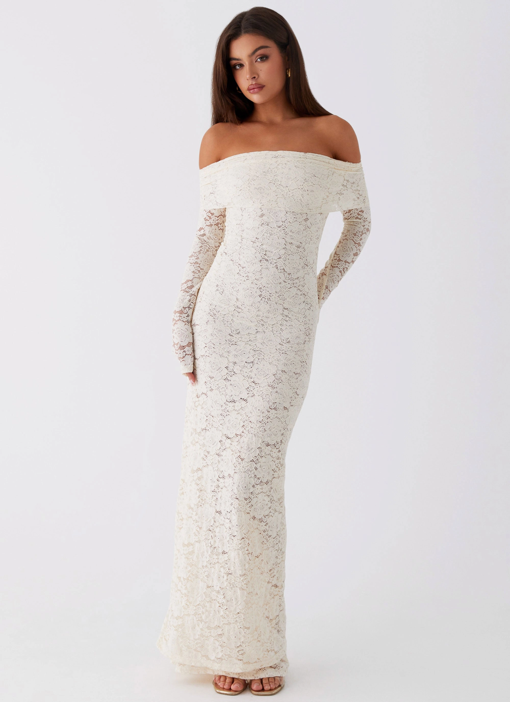 Yours Always Lace Maxi Dress - Ivory Vibrant Spirit