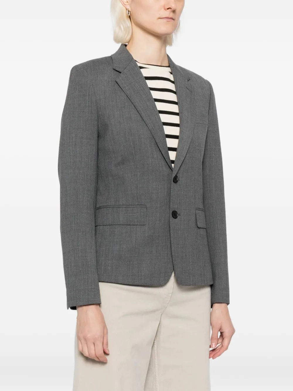 Light Day Jacket Travel Ready Ysee Blazer in Heather Grey