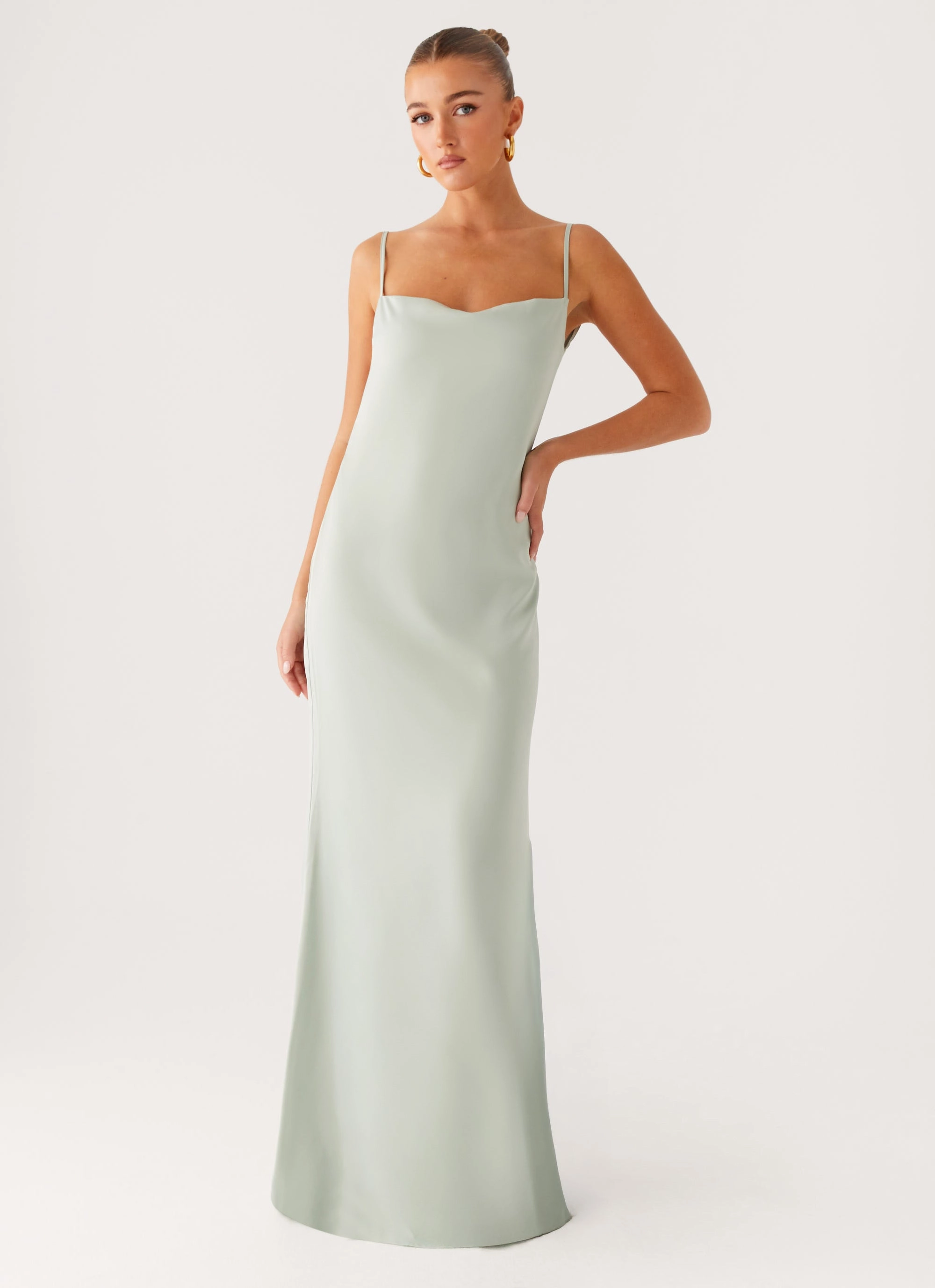Yves Maxi Dress - Mint Street Motion Dressy Glow