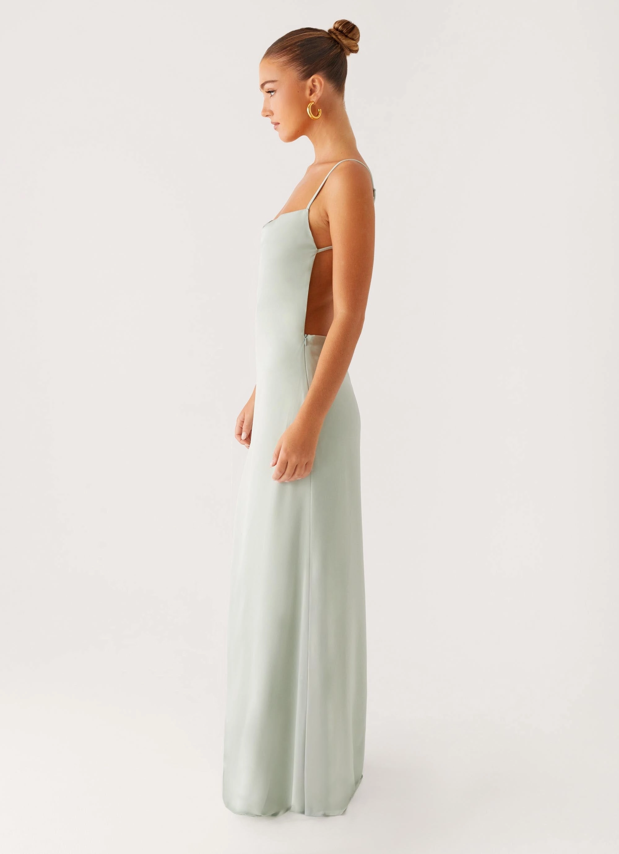 Vibrant Colors Yves Maxi Dress - Mint