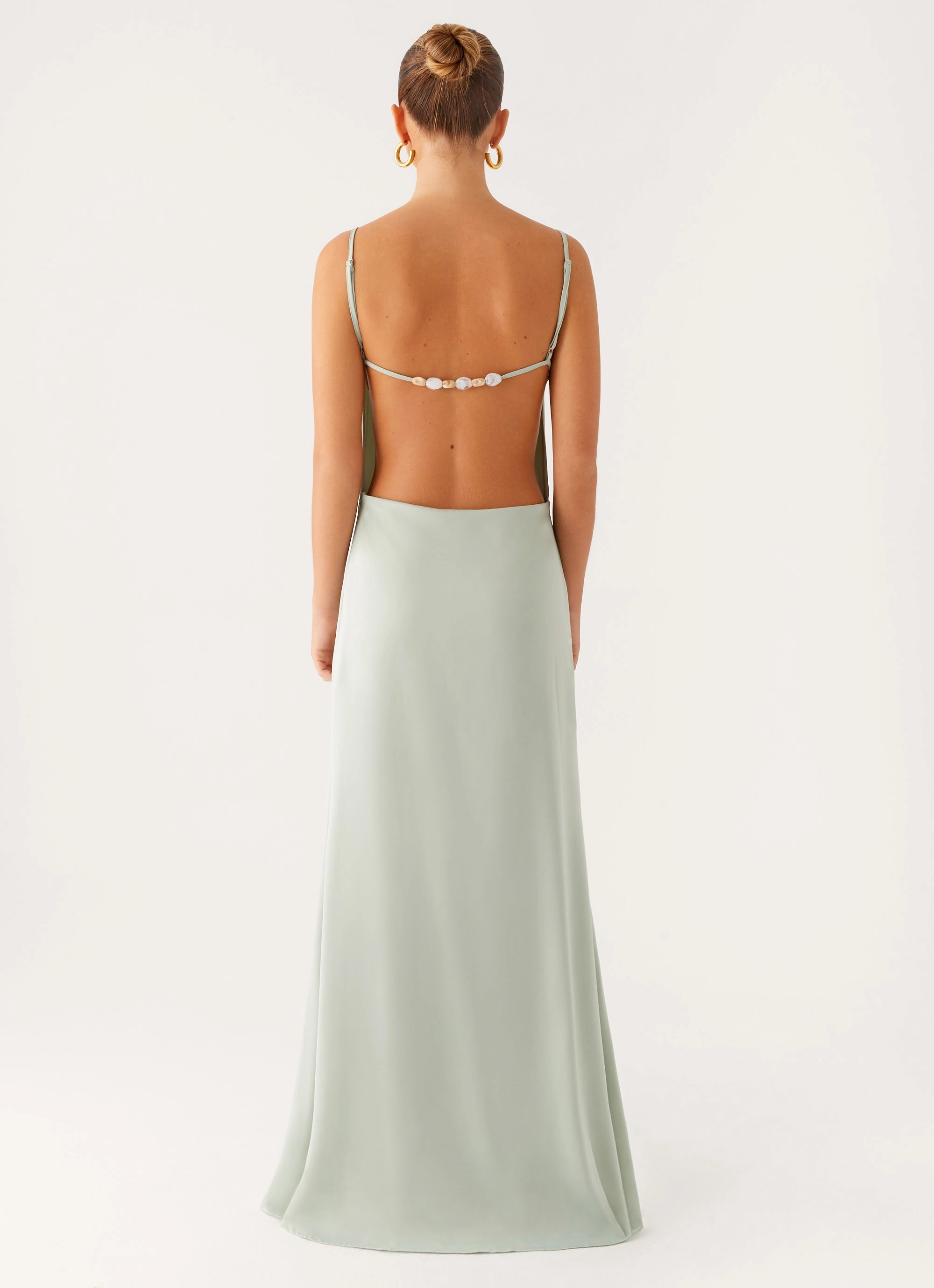 animal-print Soft Colorway Yves Maxi Dress - Mint