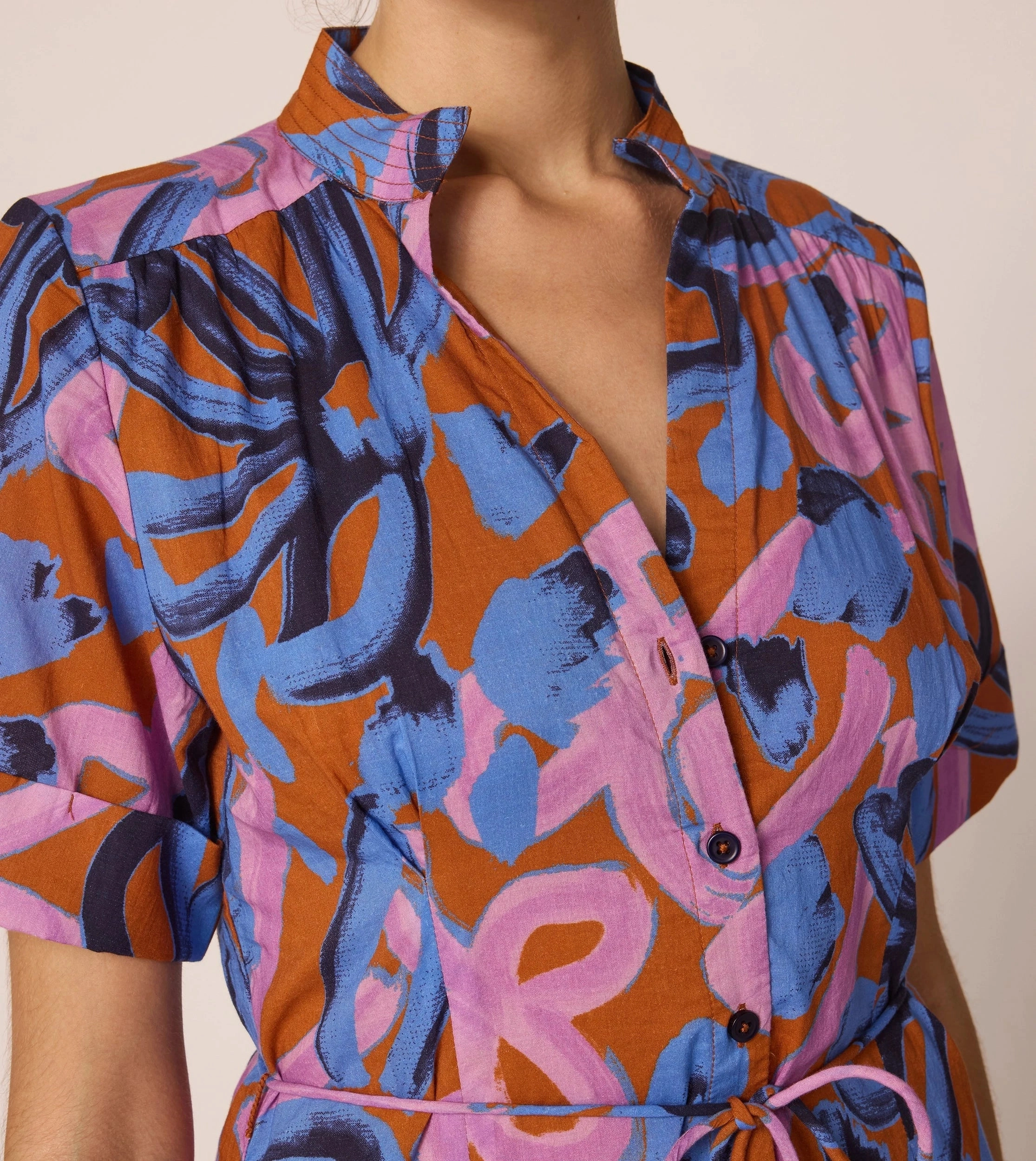 Zara Ankle Dress | Fresco Bare Glow AntiPillTreatment